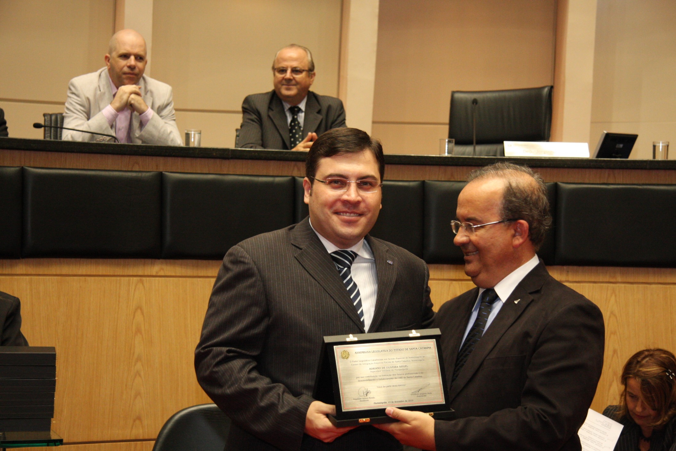 Sessão em homenagem ao Centro de Integração Empresa Escola de Santa Catarina (CIEE/SC)