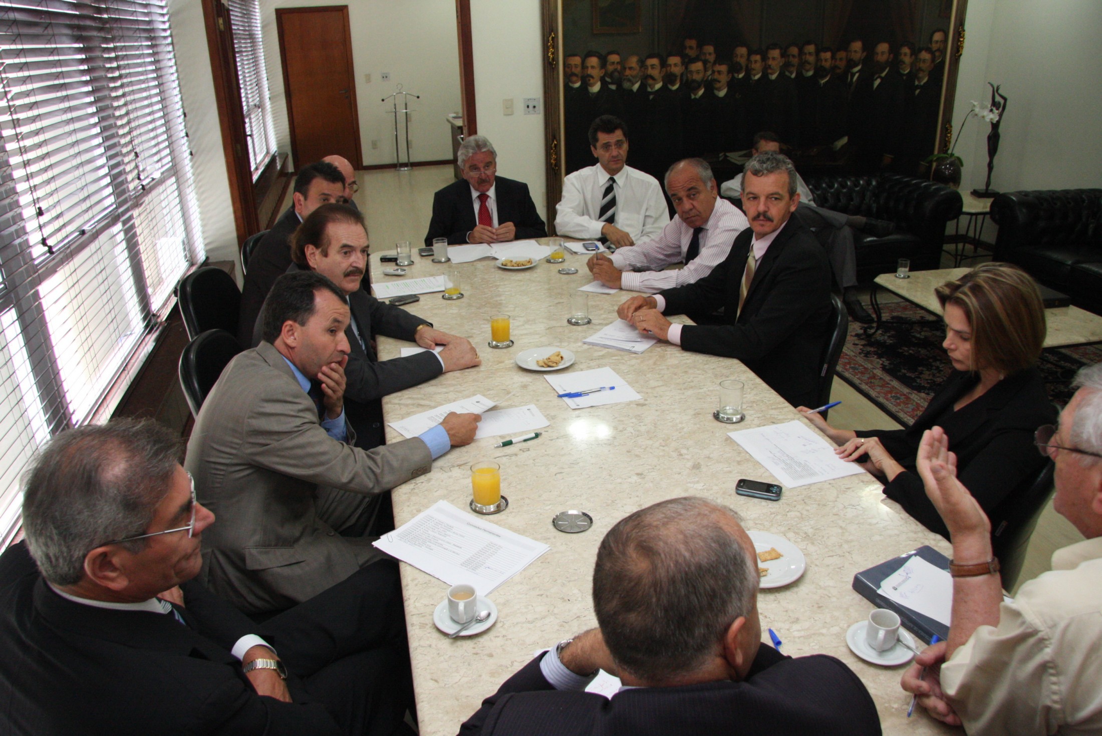 Reunião de líderes na Presidência