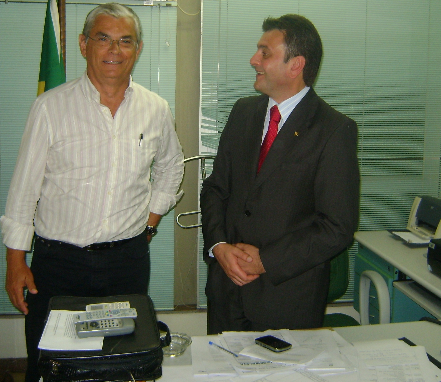 Pinho Moreira e Deputado Elizeu Mattos (PMDB)