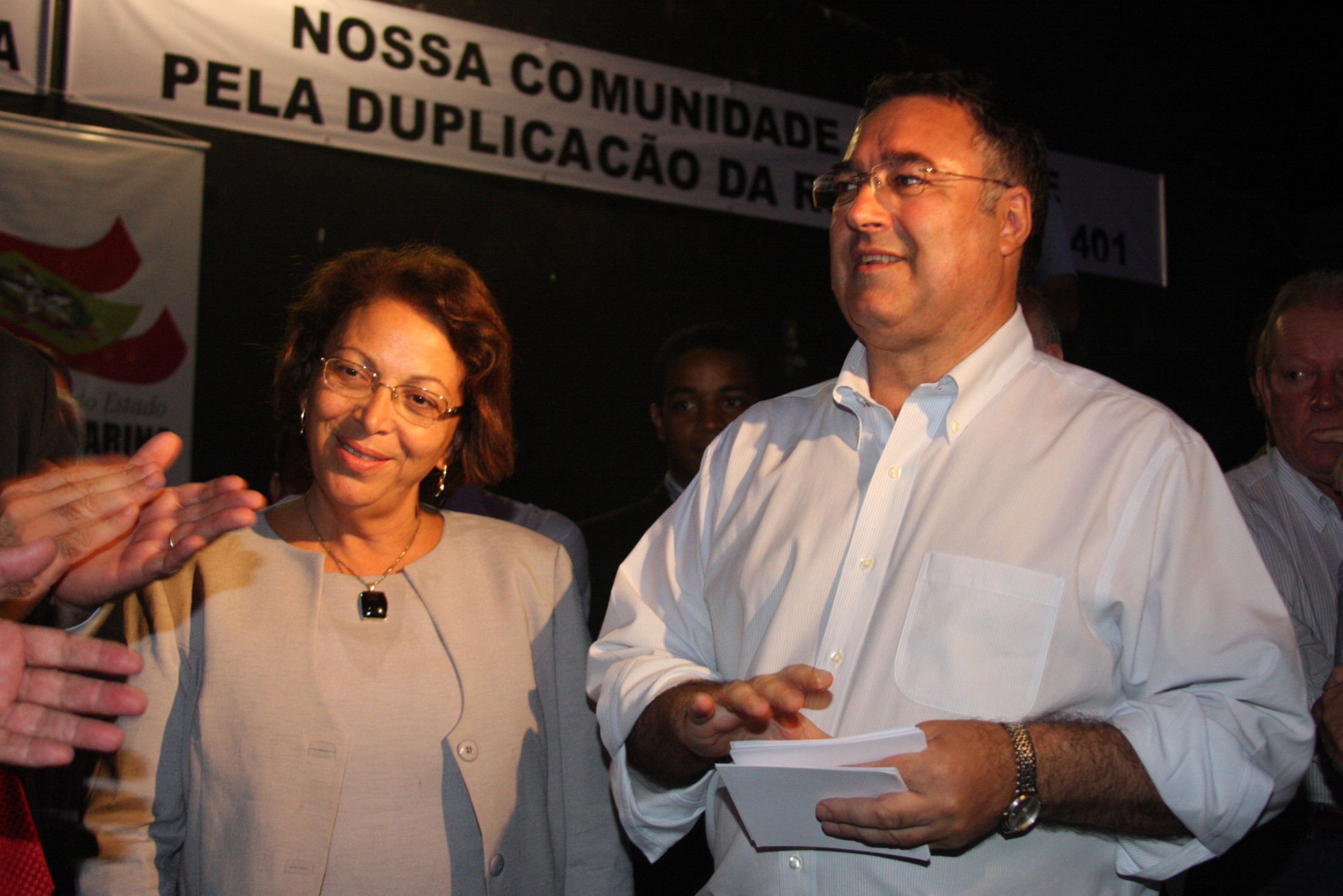 Governador Raimundo Colombo assina ordem de duplicação da SC 401