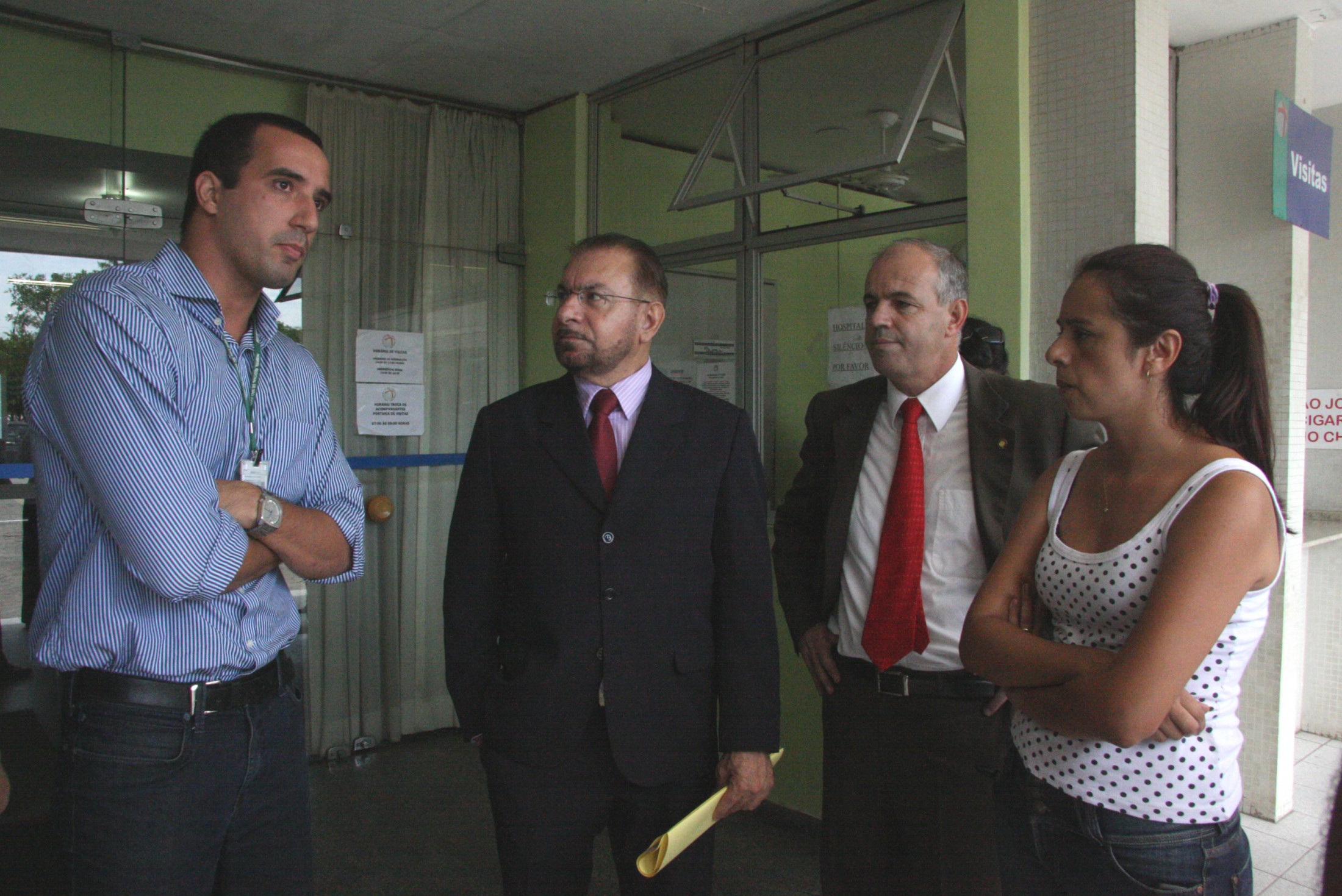Deputado Volnei Morastoni (PT) e Deputado Sargento Amauri Soares (PDT) visitam Hospital Regional