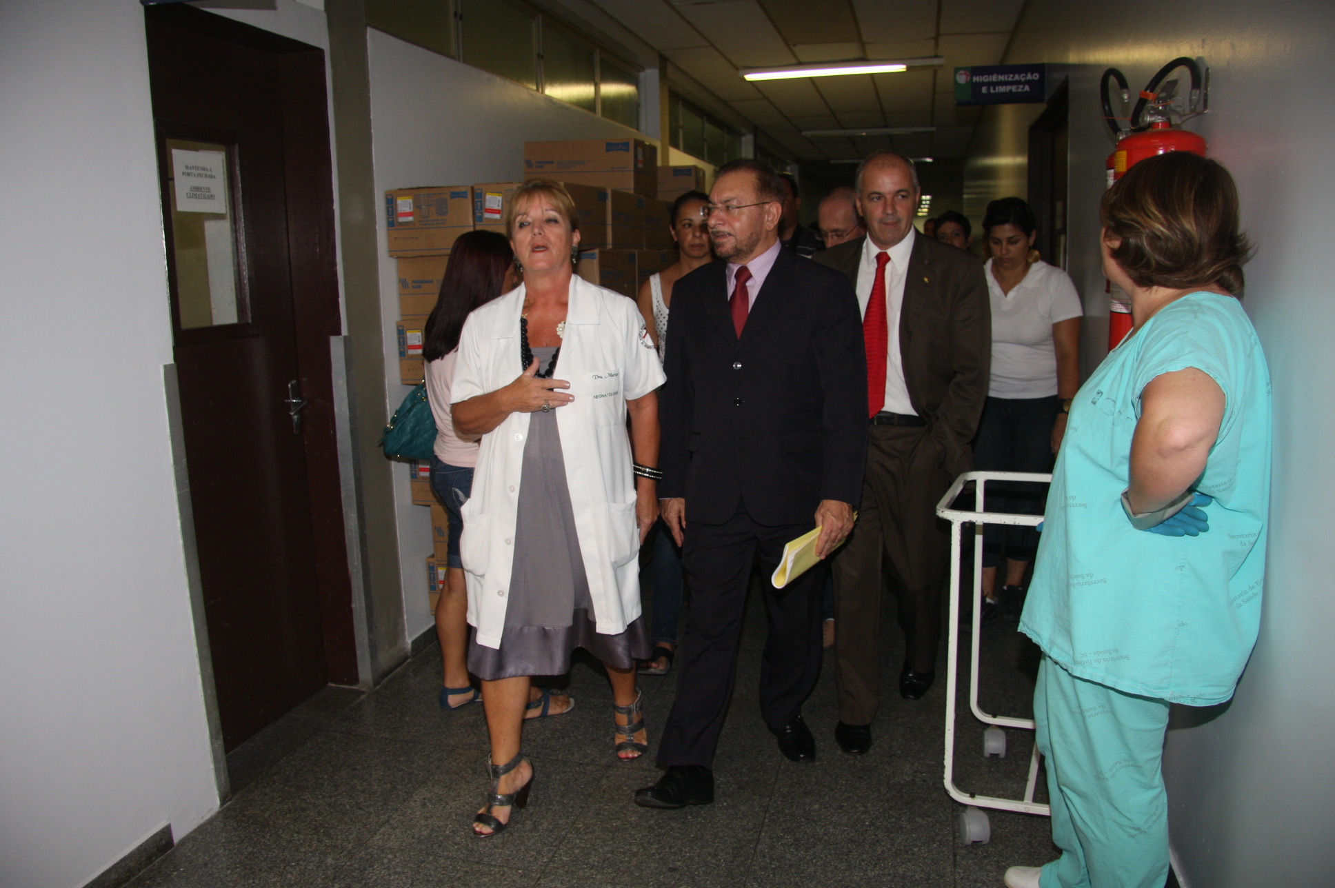Deputado Volnei Morastoni (PT) e Deputado Sargento Amauri Soares (PDT) visitam Hospital Regional