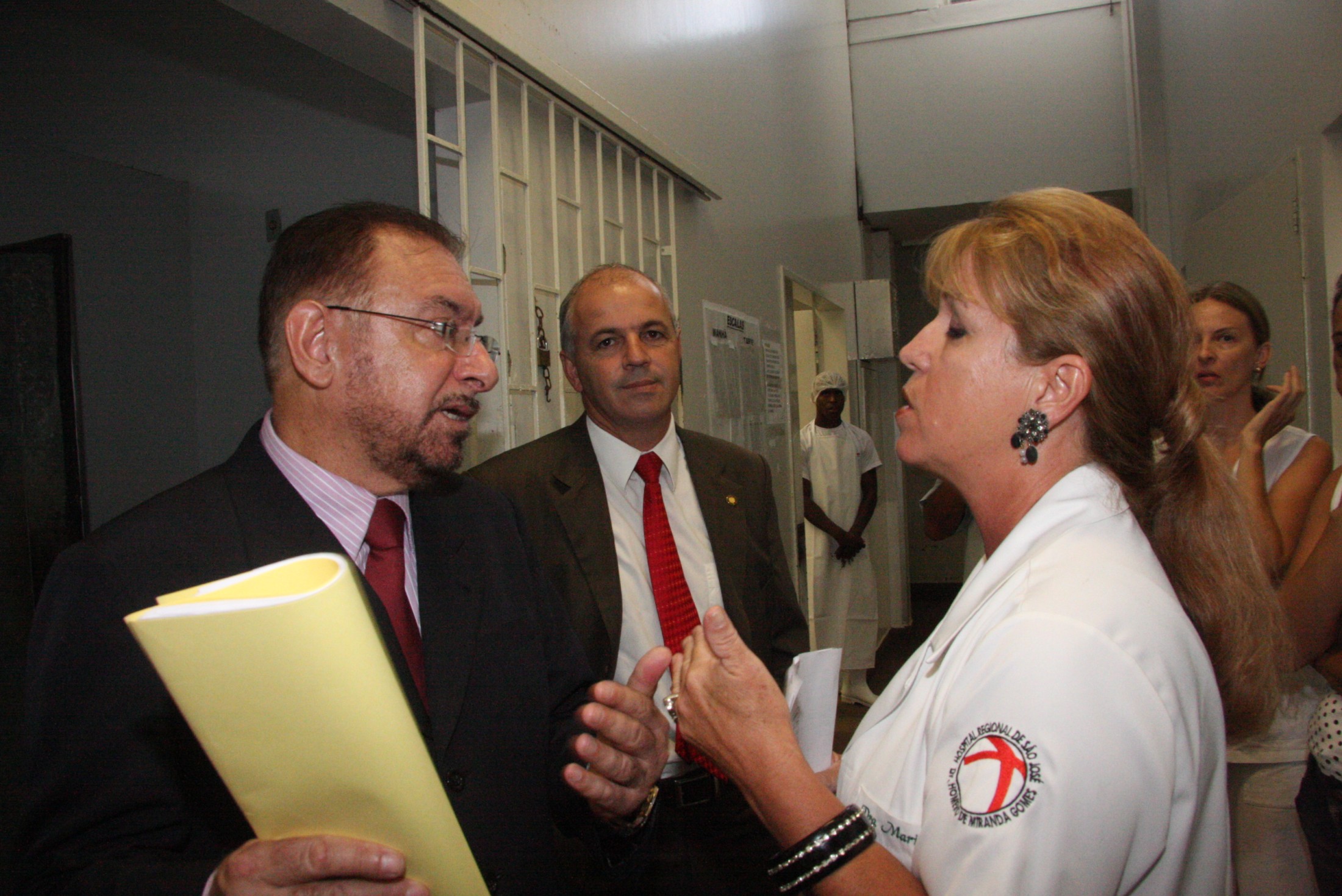Deputado Volnei Morastoni (PT) e Deputado Sargento Amauri Soares (PDT) visitam Hospital Regional