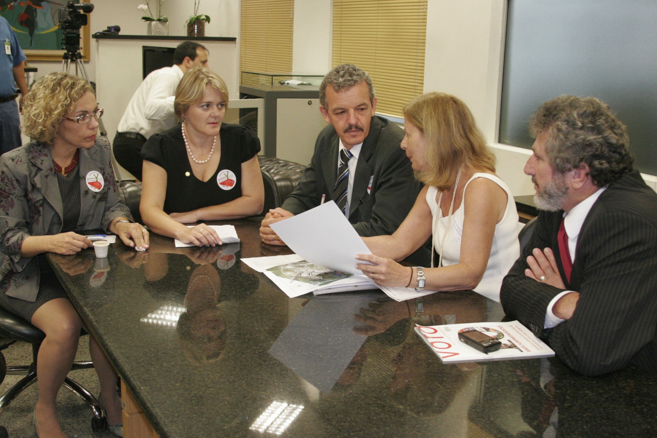 Reunião sobre a construção do Porto de Itajaí