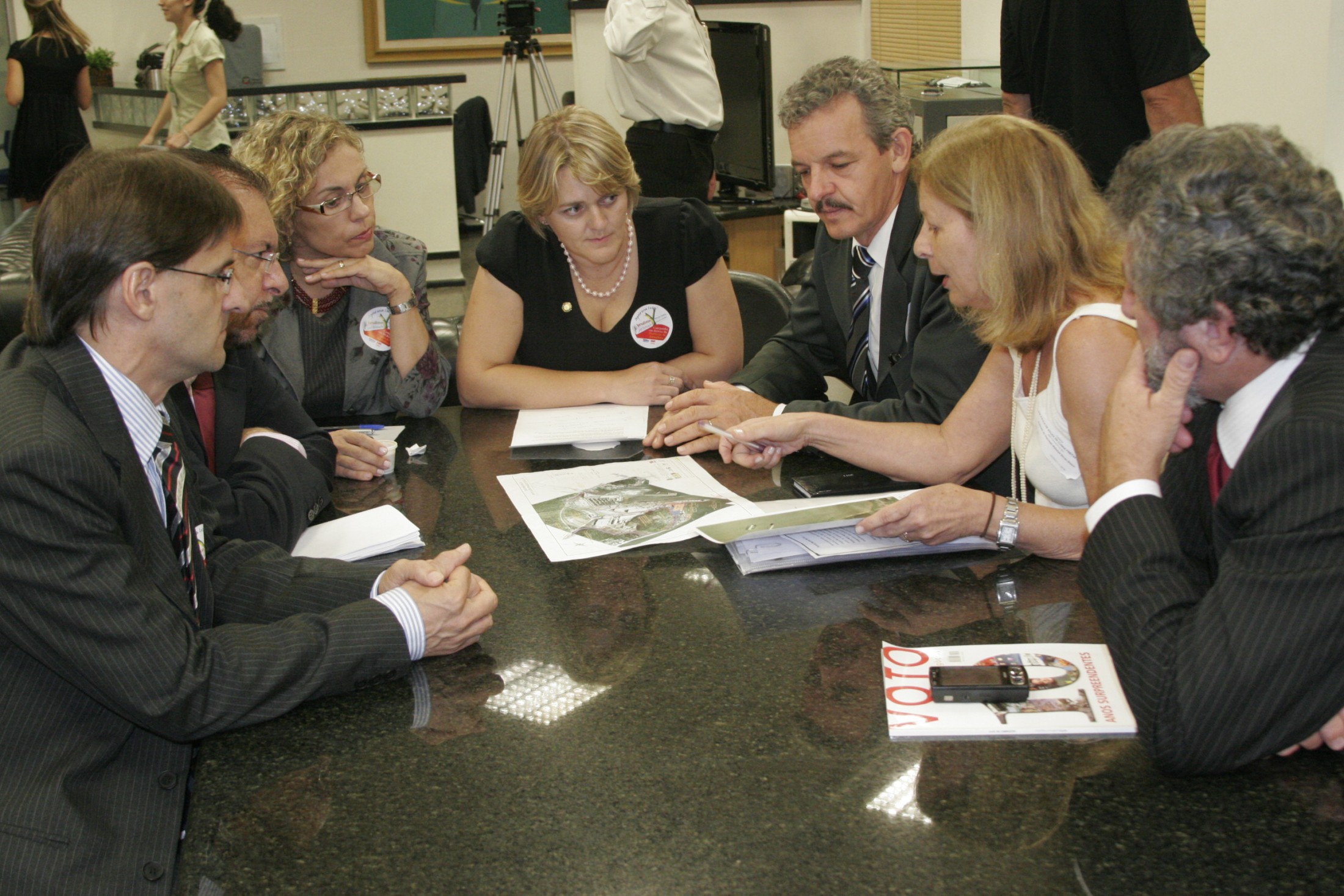 Reunião da bancada do PT sobre a construção do Porto de Itajaí