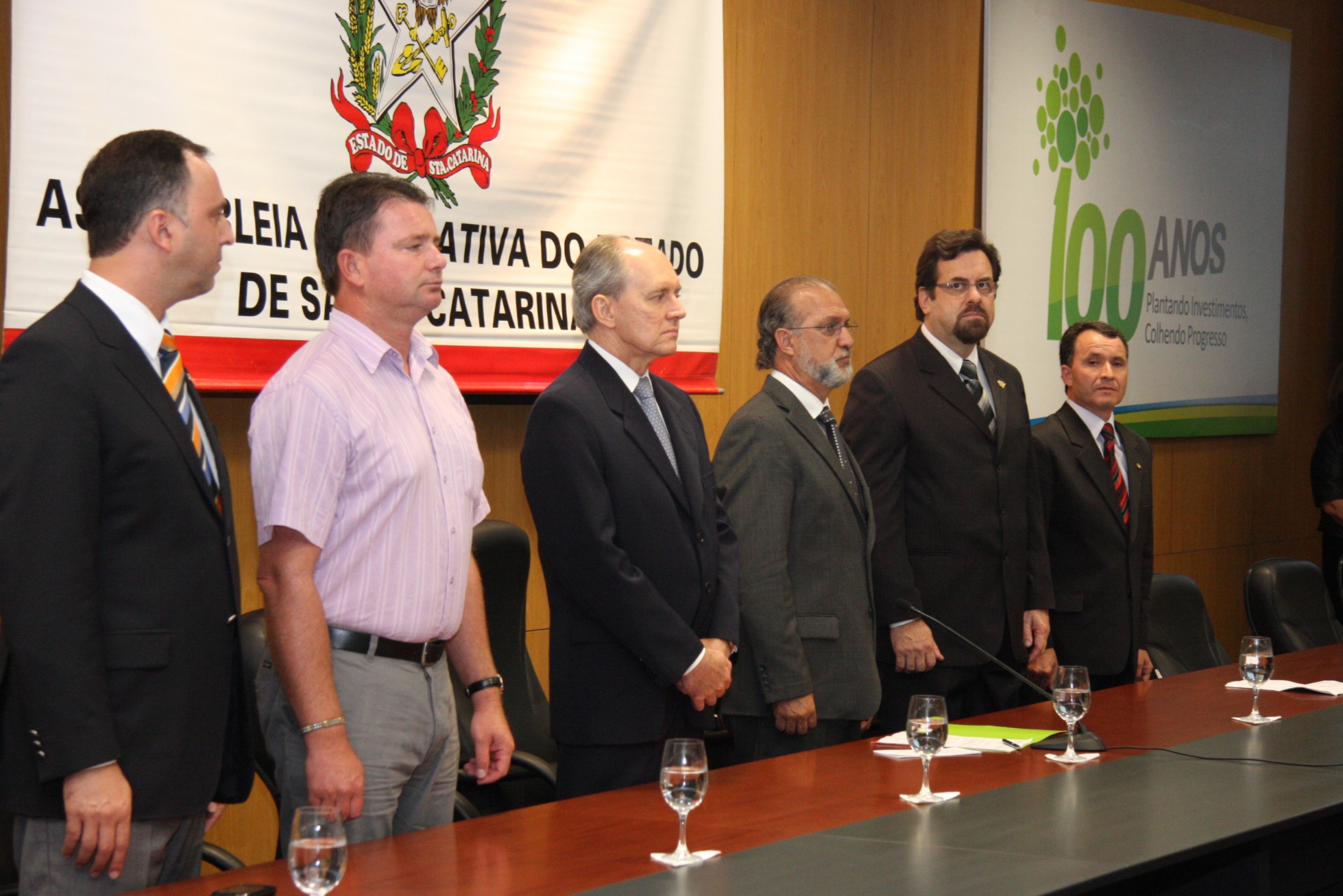 Sessão Solene em homenagem à Associação Empresarial de Joinville - ACIJ pela passagem do seu centenário. Local: Joinville