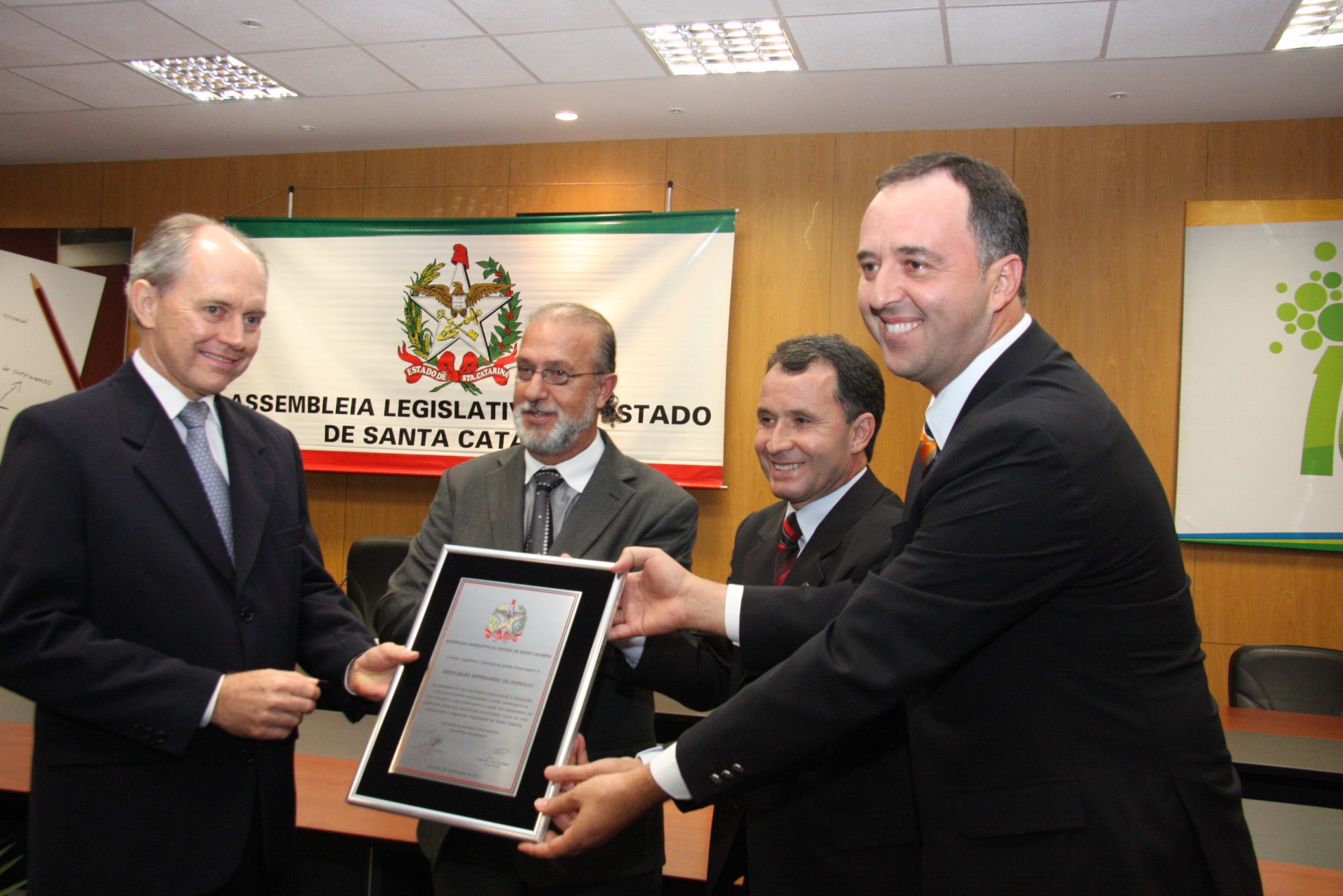 Sessão Solene em homenagem à Associação Empresarial de Joinville - ACIJ pela passagem do seu centenário. Local: Joinville