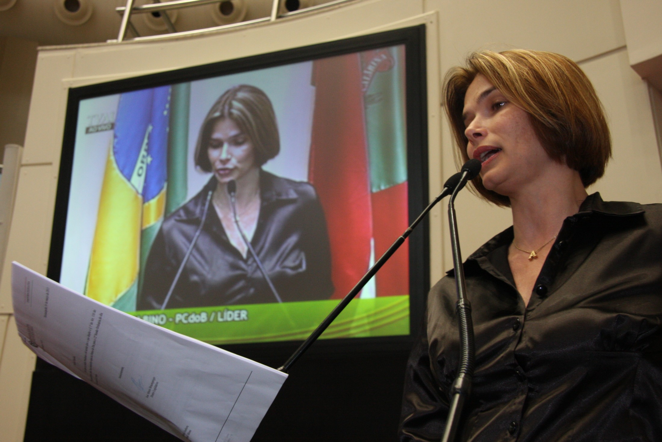 Deputada Angela Albino (PCdoB)
