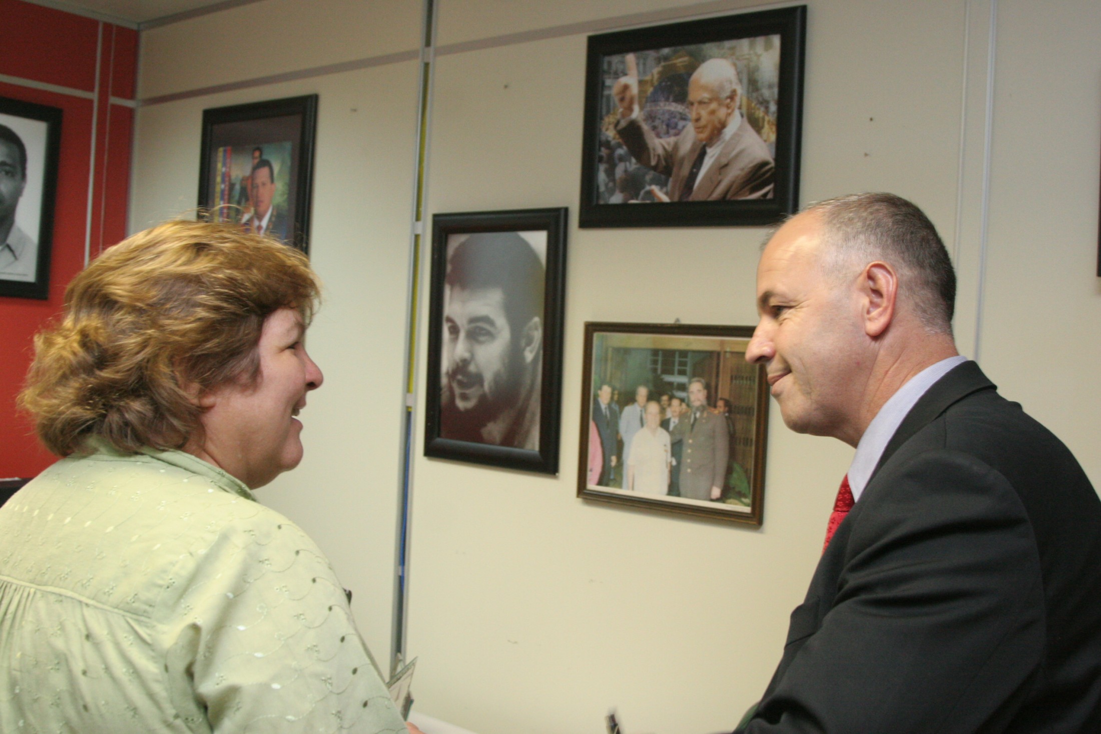 Deputado Sargento Soares (PDT) recebe Aleida Guevara na Assembleia