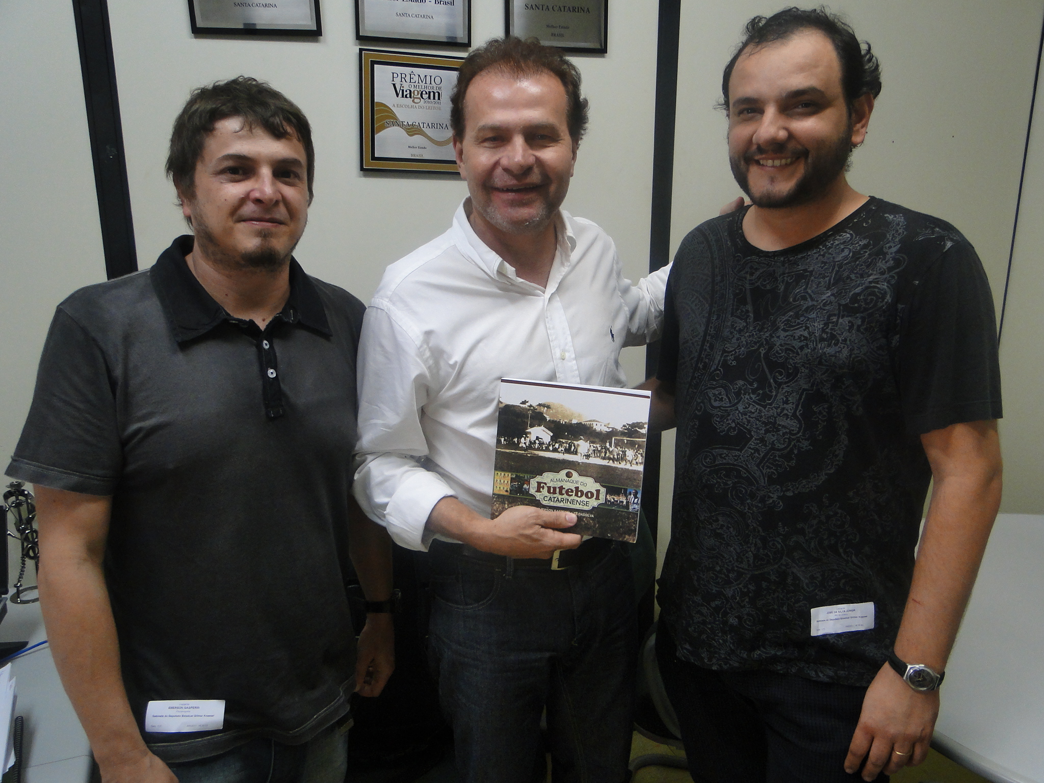 Jornalistas agradecem apoio do Dep. Gilmar Knaesel