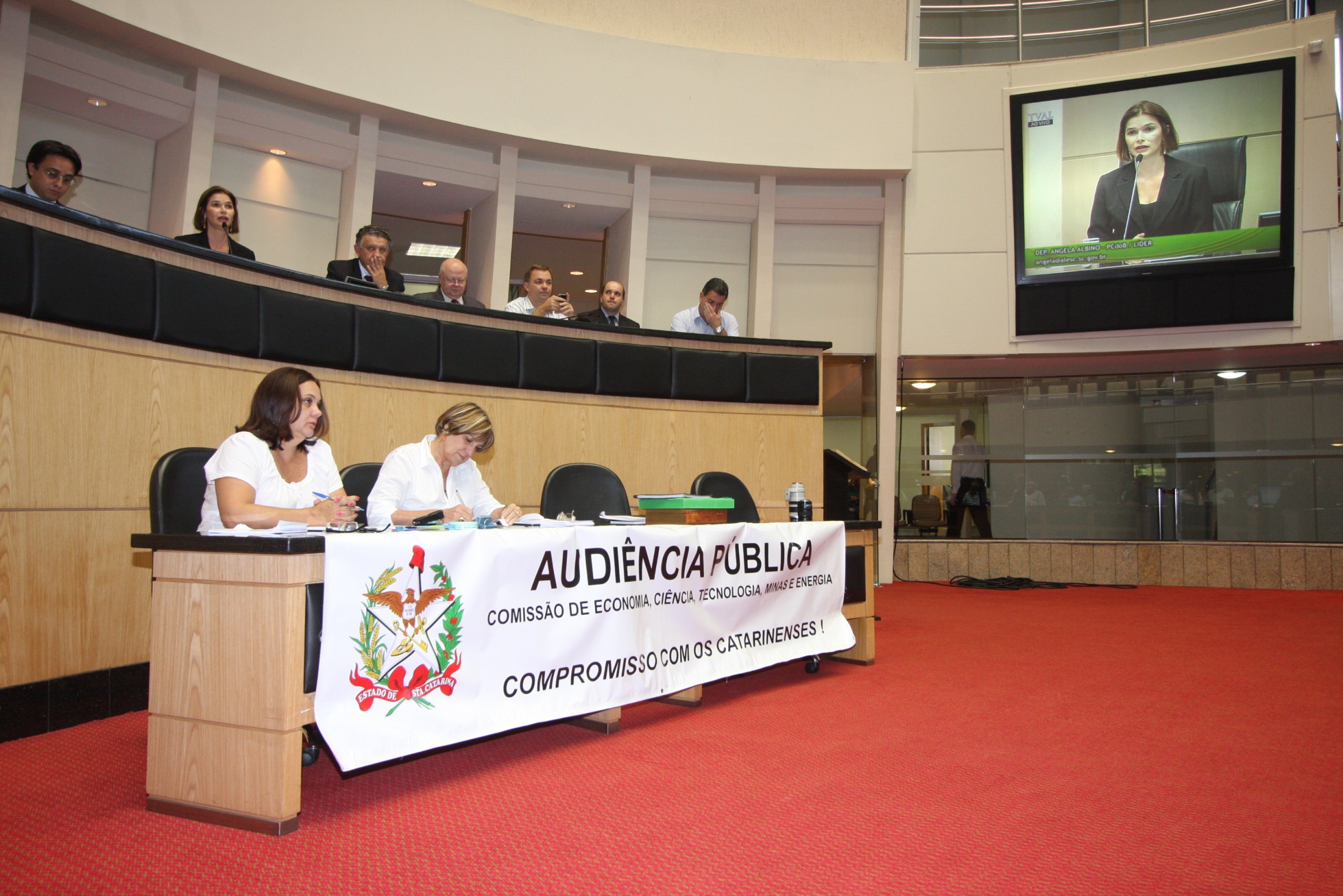 Audiência Pública - A fim de discutir sobre - O andamento da construção da Arena Multiuso de Florianópolis -