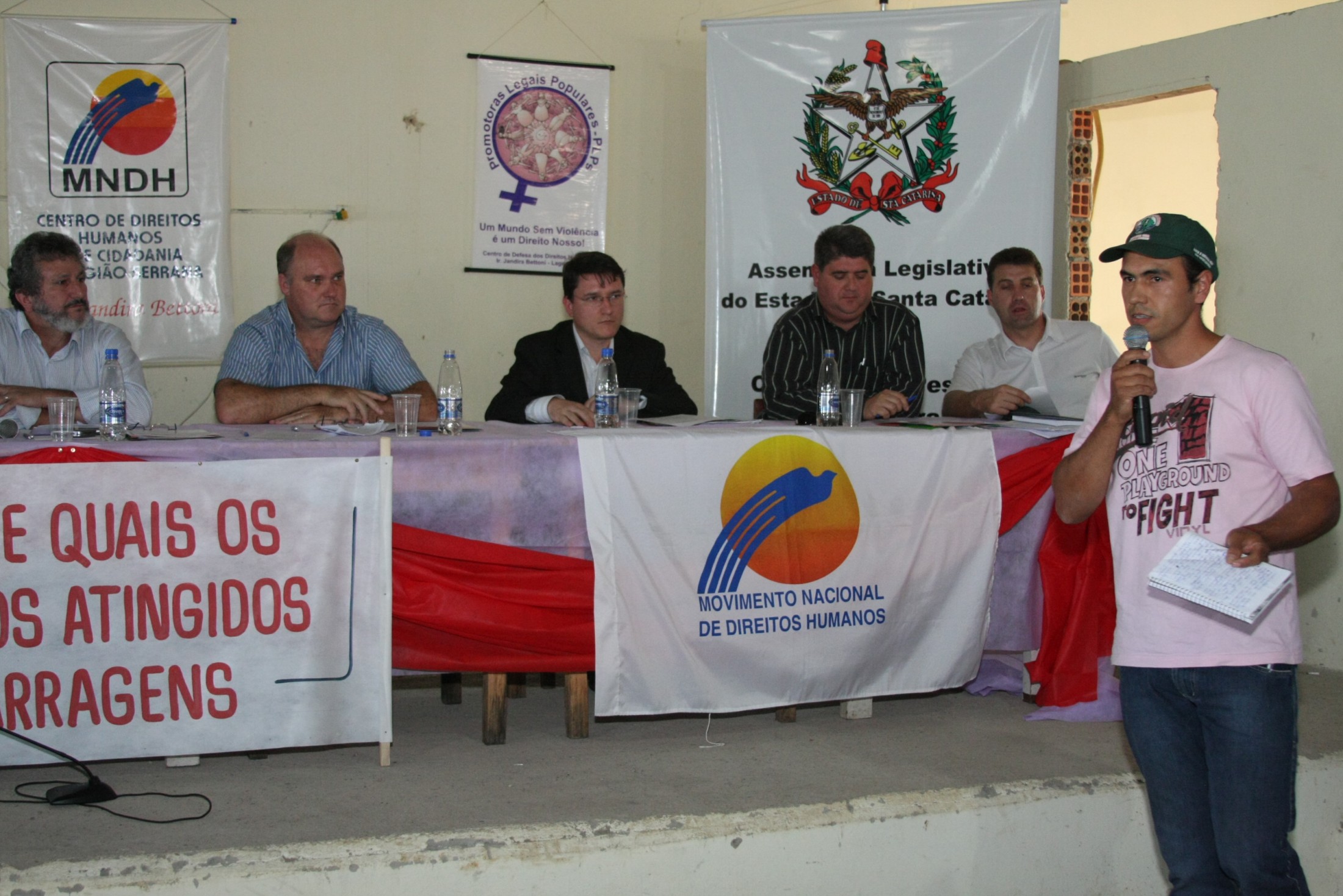 Audiência Pública - A fim de debater sobre ''Quem são e quais os direitos dos atingidos por barragens'' - Cerro Negro/SC