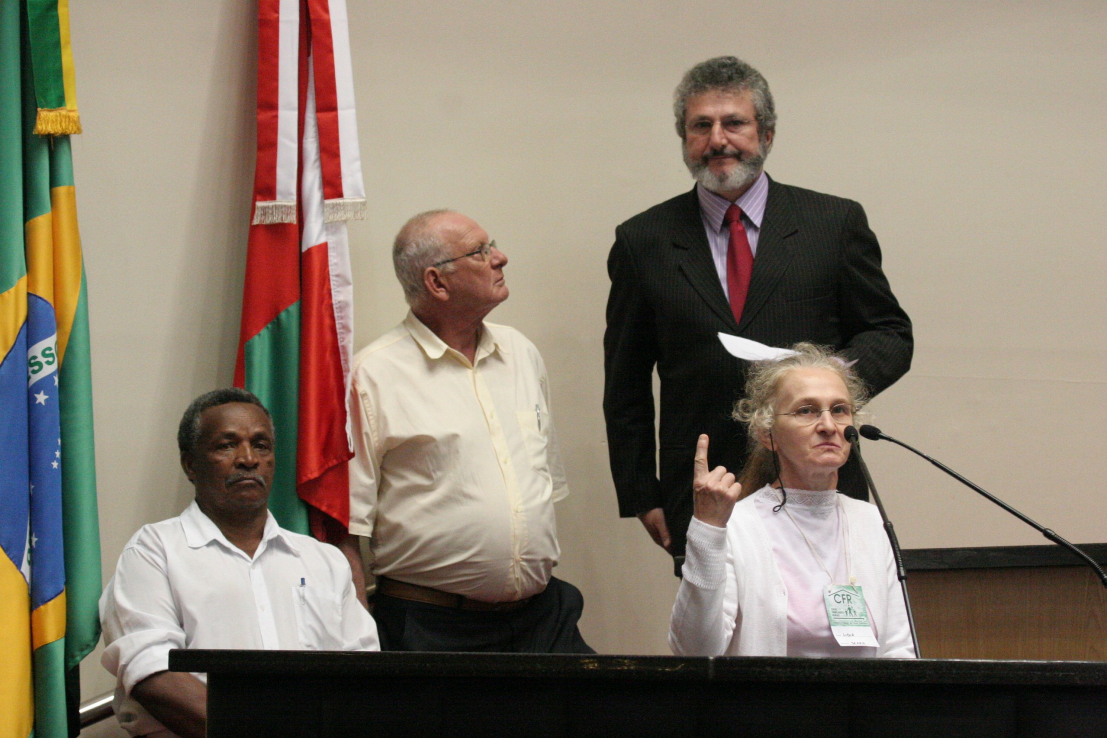Representantes da Associação Casa Família Rural