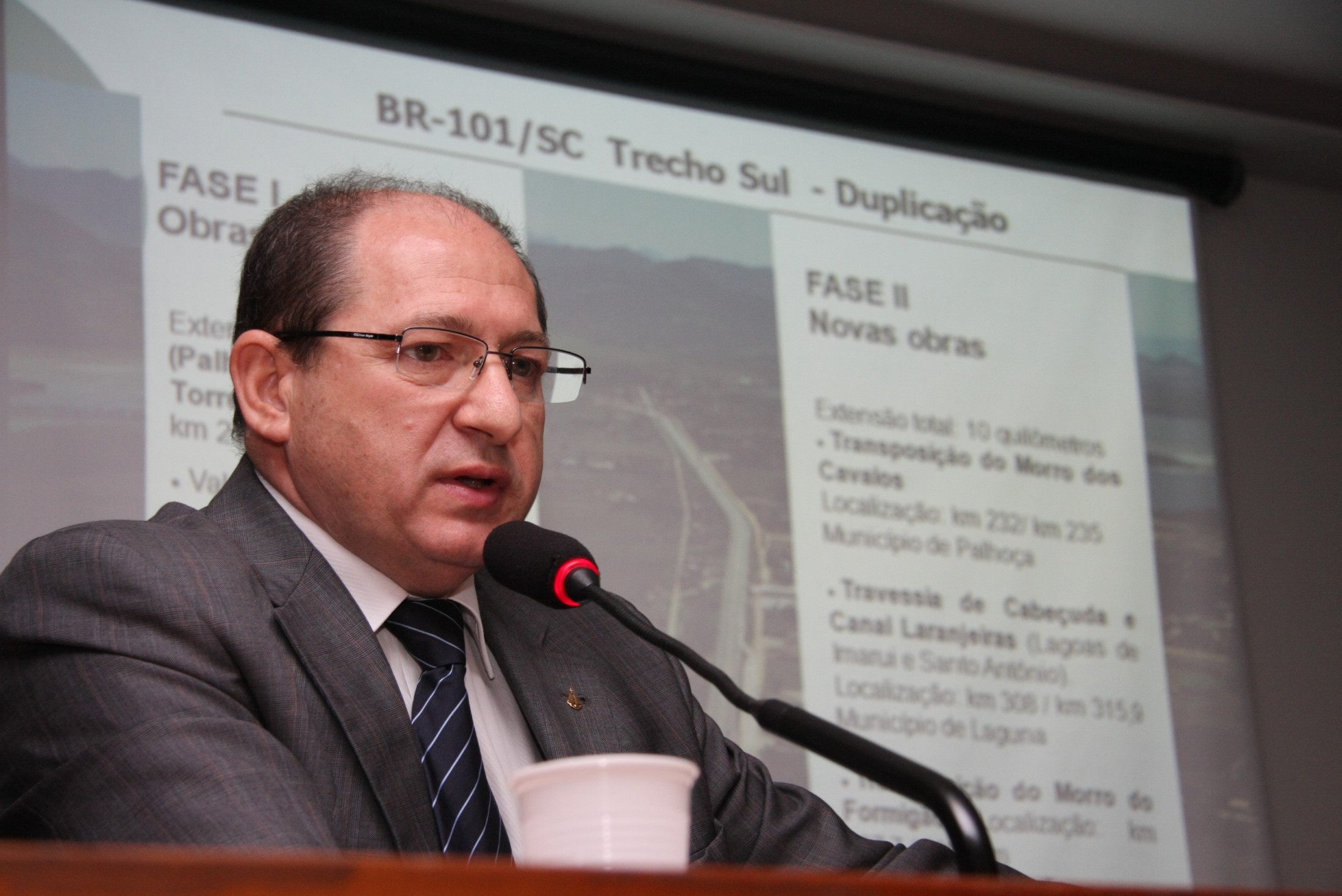 Lideranças políticas cobram conclusão da BR-101 Sul em reunião do Fórum Parlamentar Catarinense