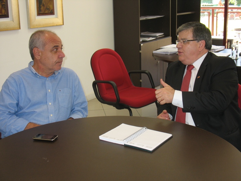 Dep. Dado Cherem visita Presidente da SC Parcerias