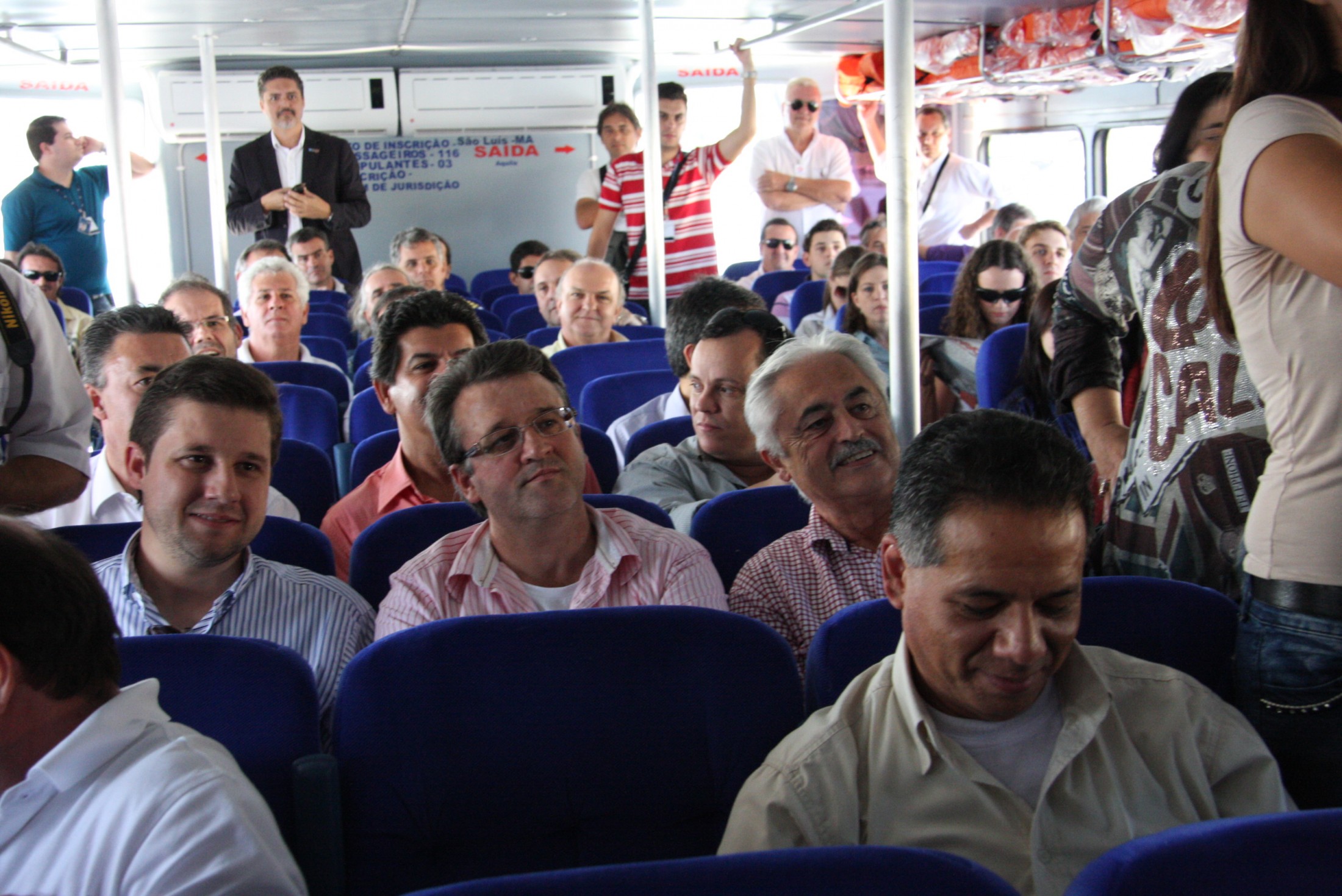 Viagem inaugural do Catamarã