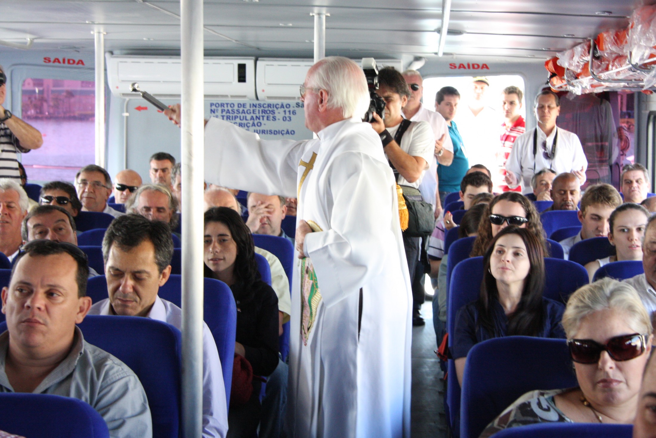 Viagem inaugural do Catamarã