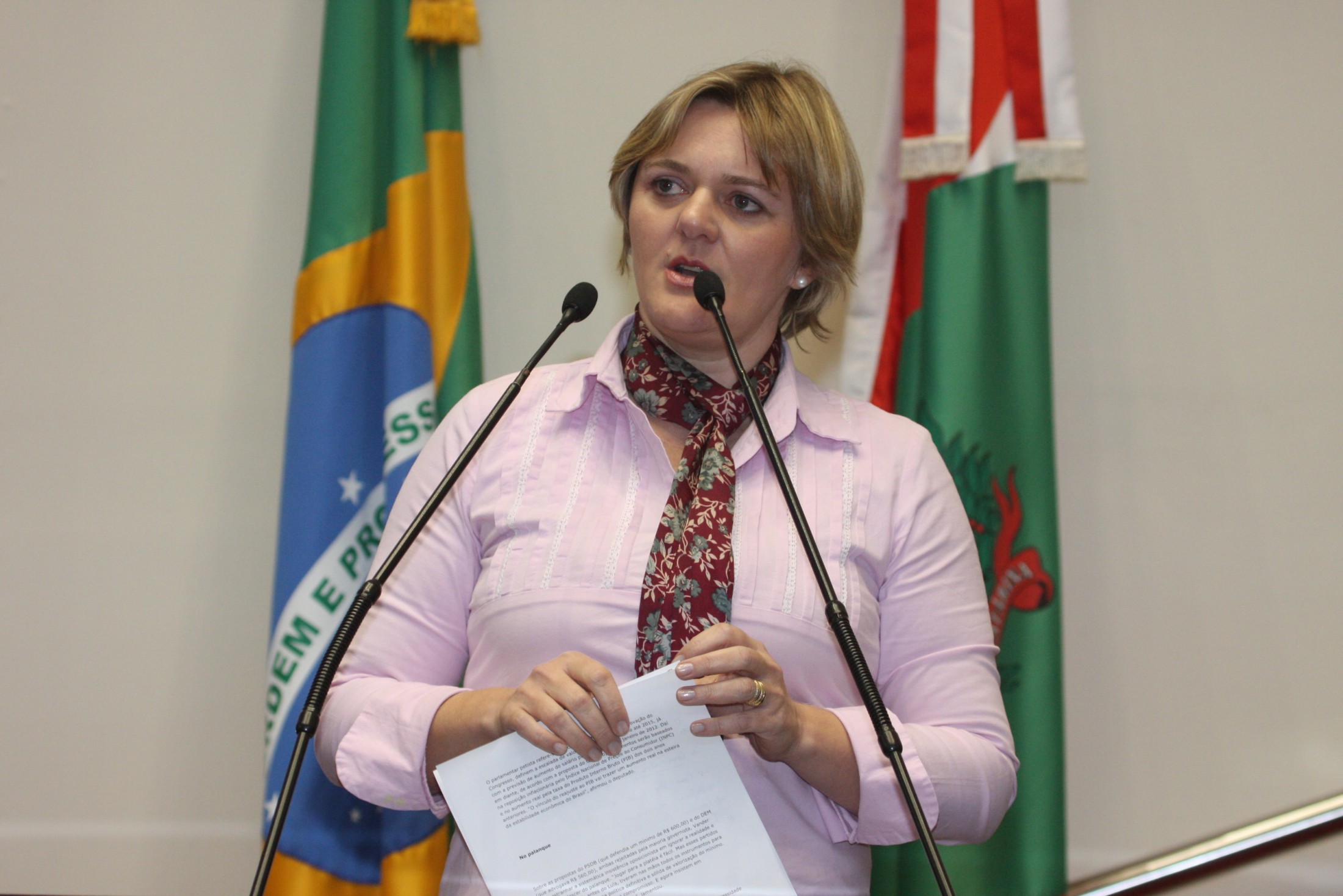 Deputada Luciane Carminatti (PT)