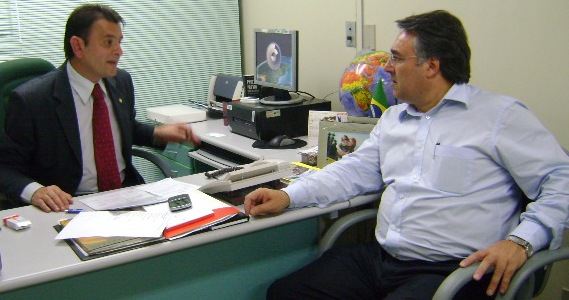 Deputado Elizeu Mattos e Gov. Raimundo Colombo
