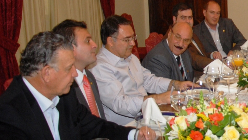 Almoço da Bancada do PMDB com Gov Raimundo Colombo