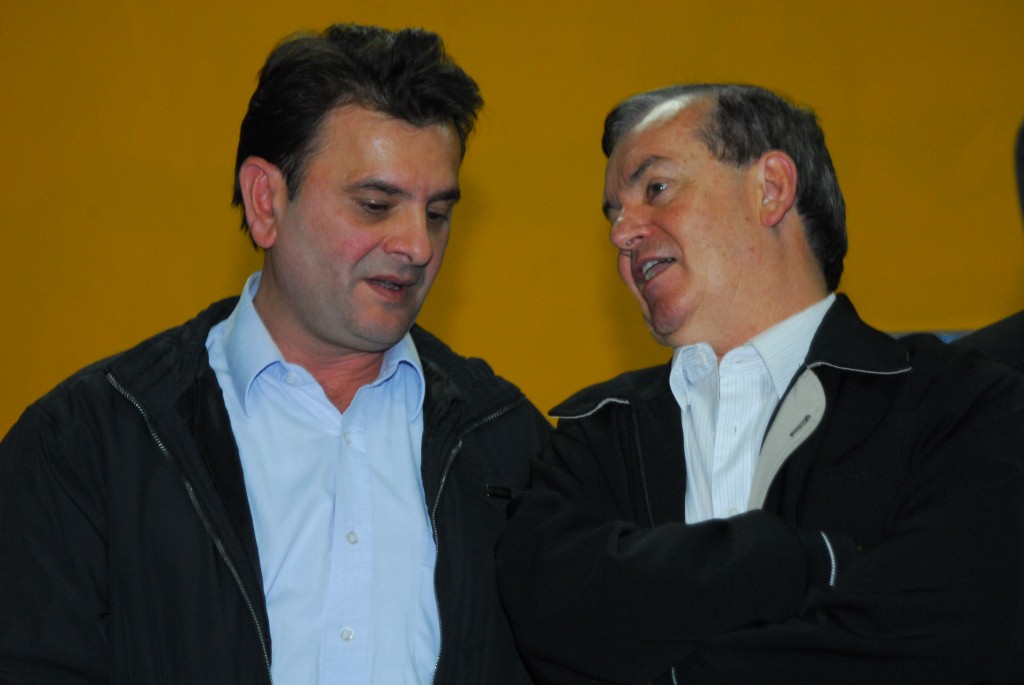 Deputados Elizeu Mattos (estadual) e Rogério Mendonça (federal)