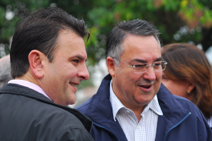 Elizeu Mattos e o Governador Raimundo Colombo