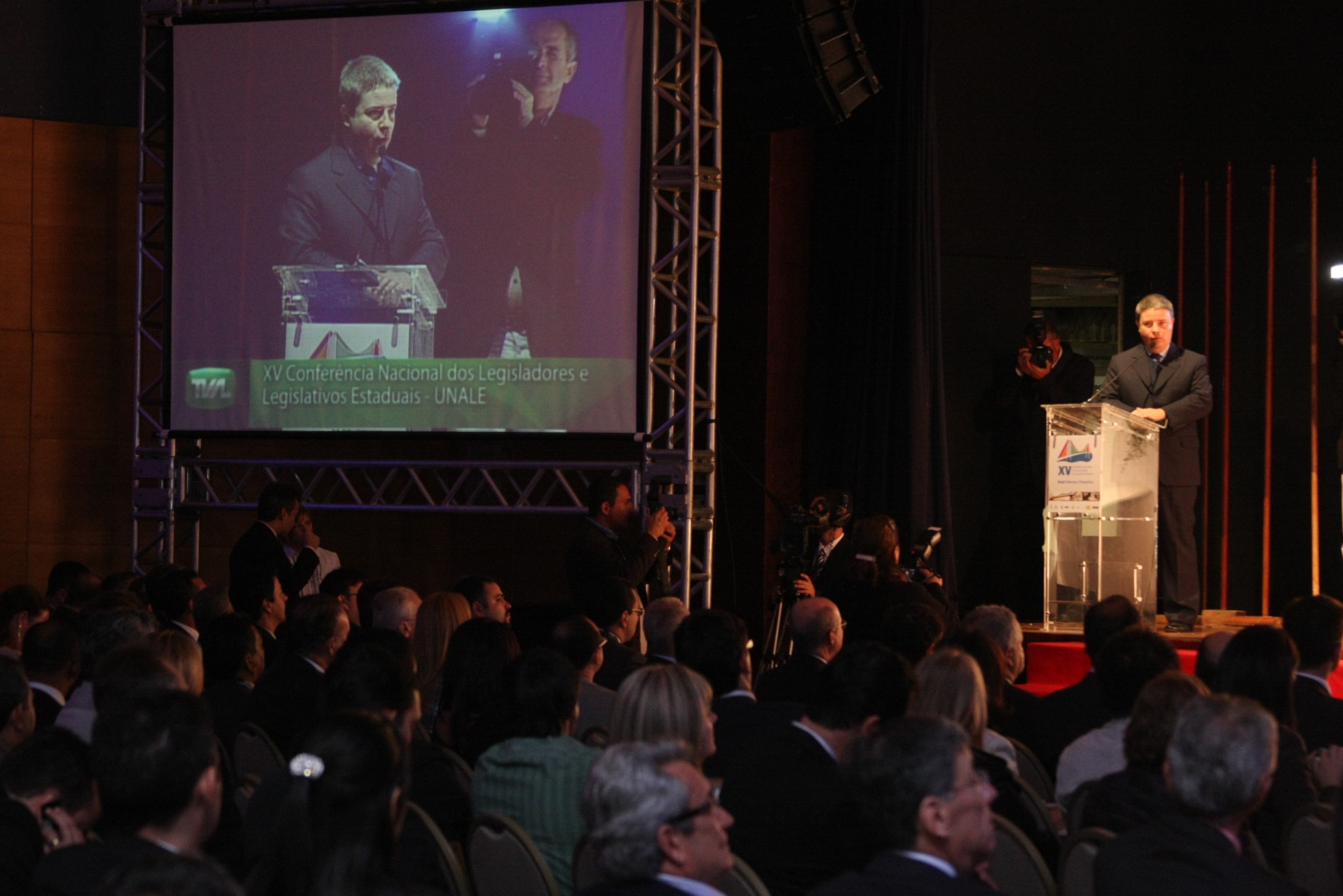 Palestra com o governador de Minas Gerais Antonio Anastasia