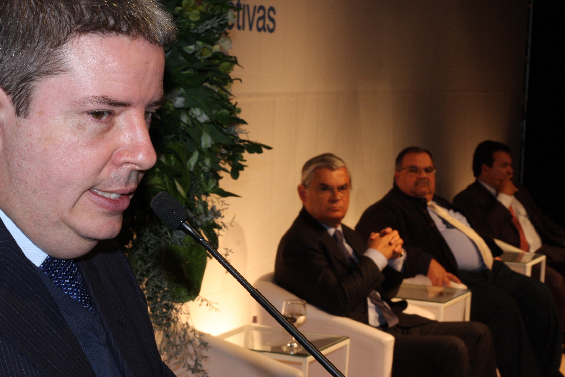 Palestra com o governador de Minas Gerais Antonio Anastasia