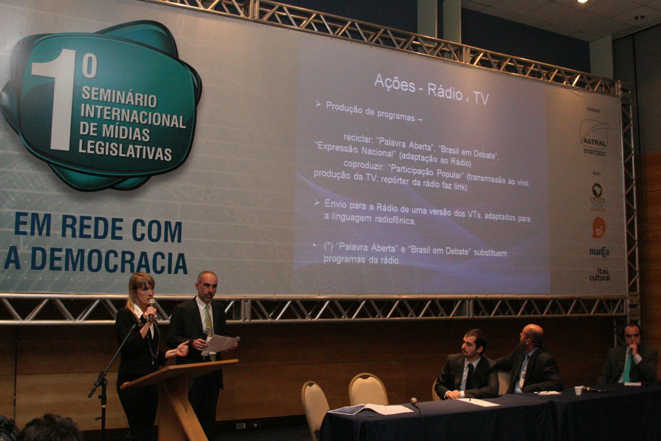 1º Seminário Internacional de Mídias Legislativas - UNALE