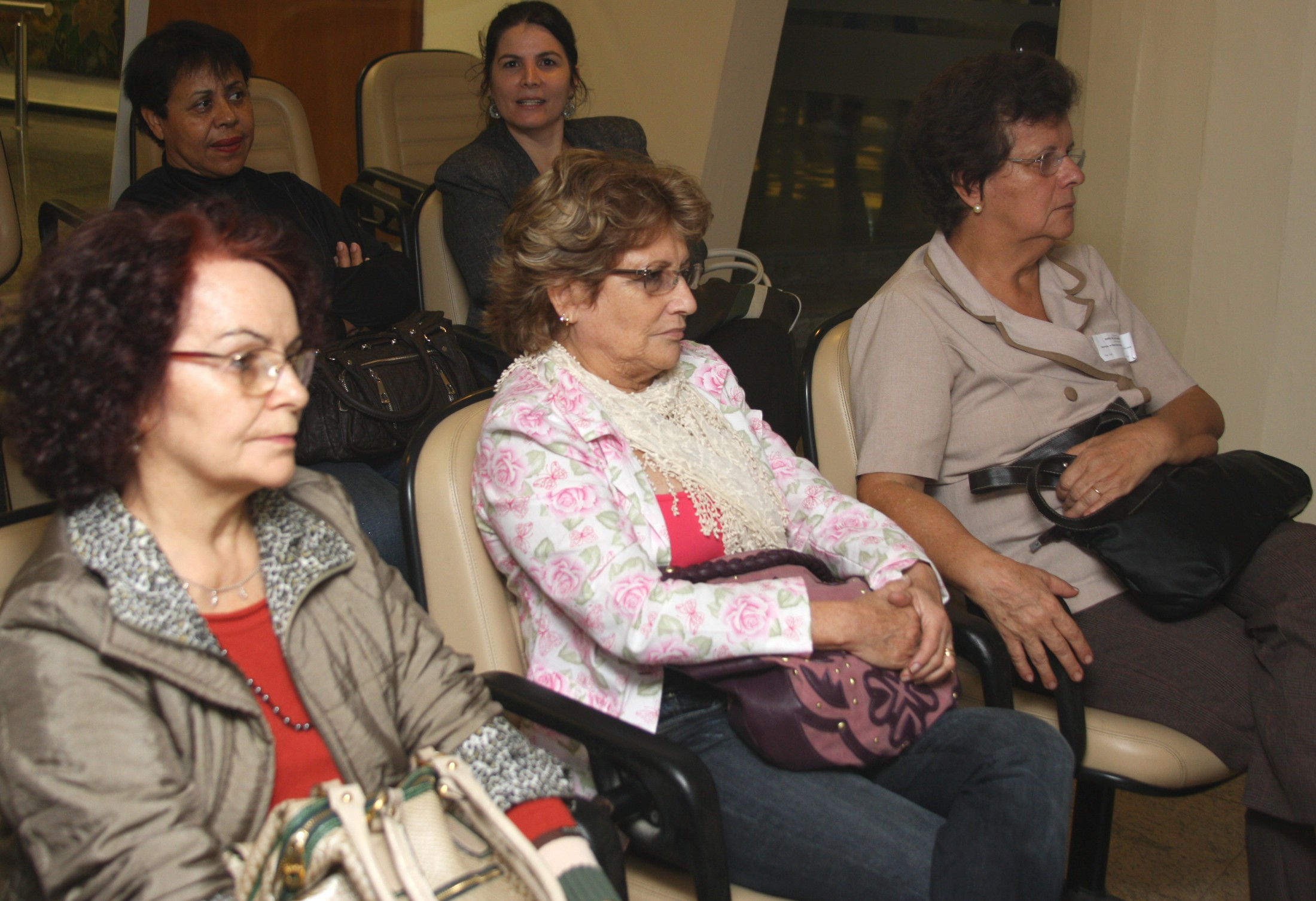 Professores acompanham a sessão