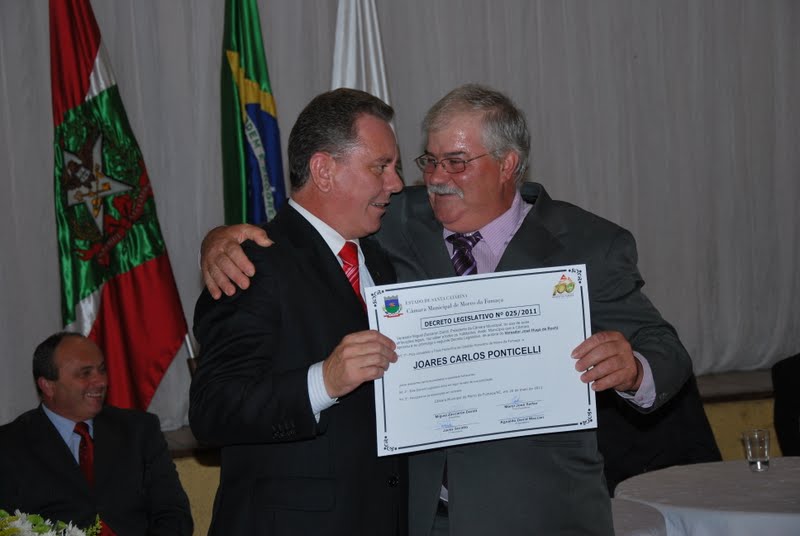 Ponticelli recebe título em Morro da Fumaça