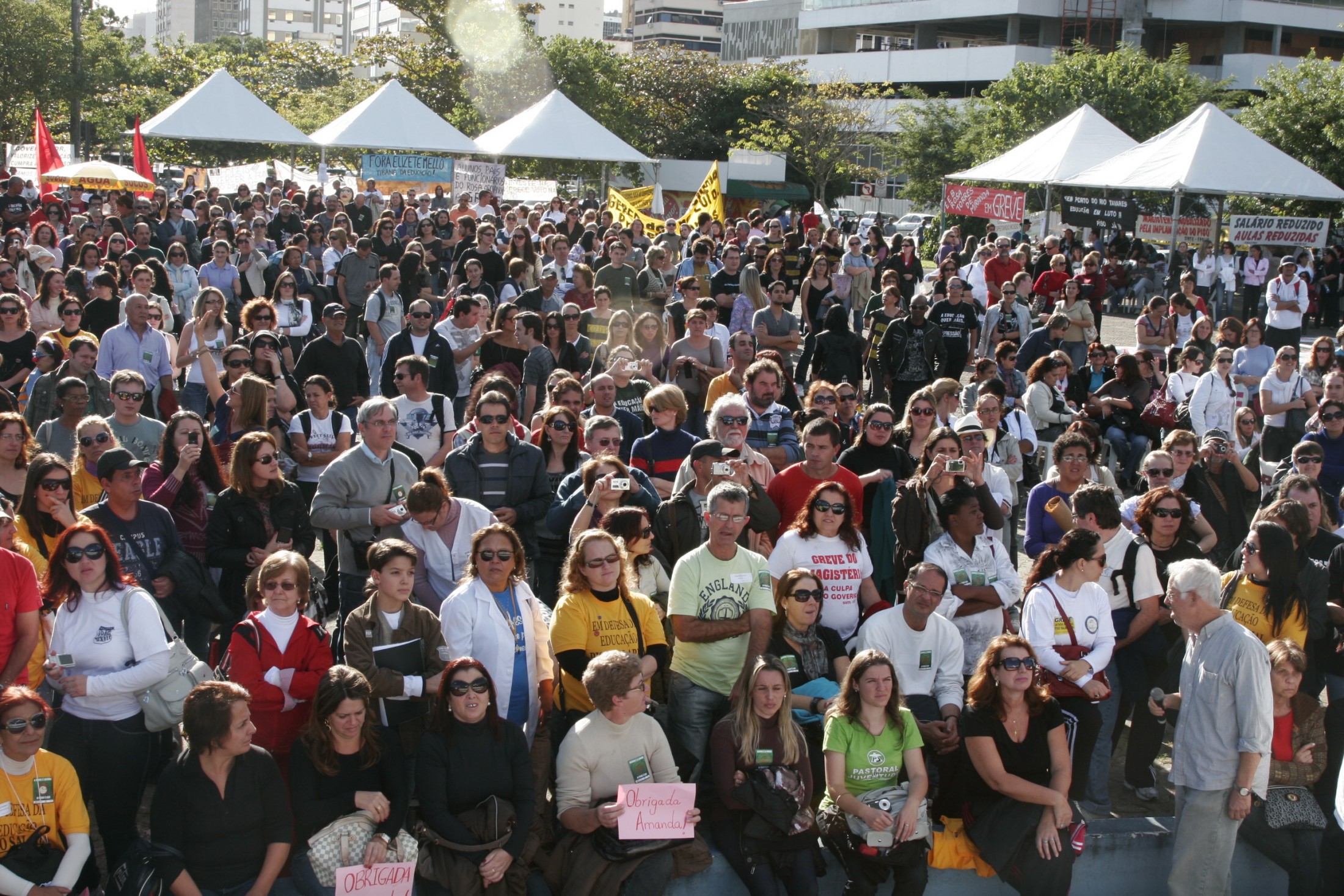 Manifestação dos Professores Estaduais