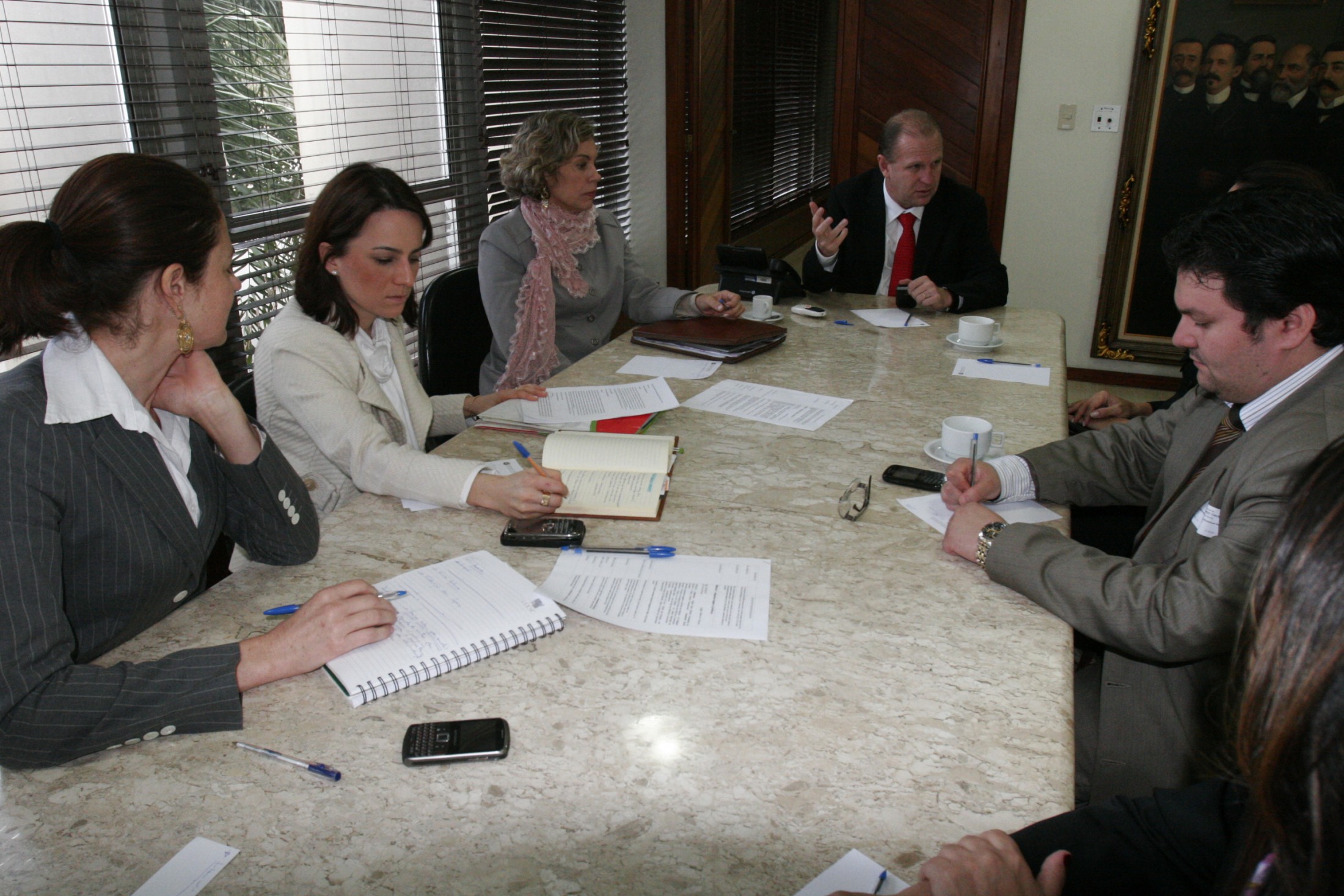 Reunião na Presidência sobre Adoção