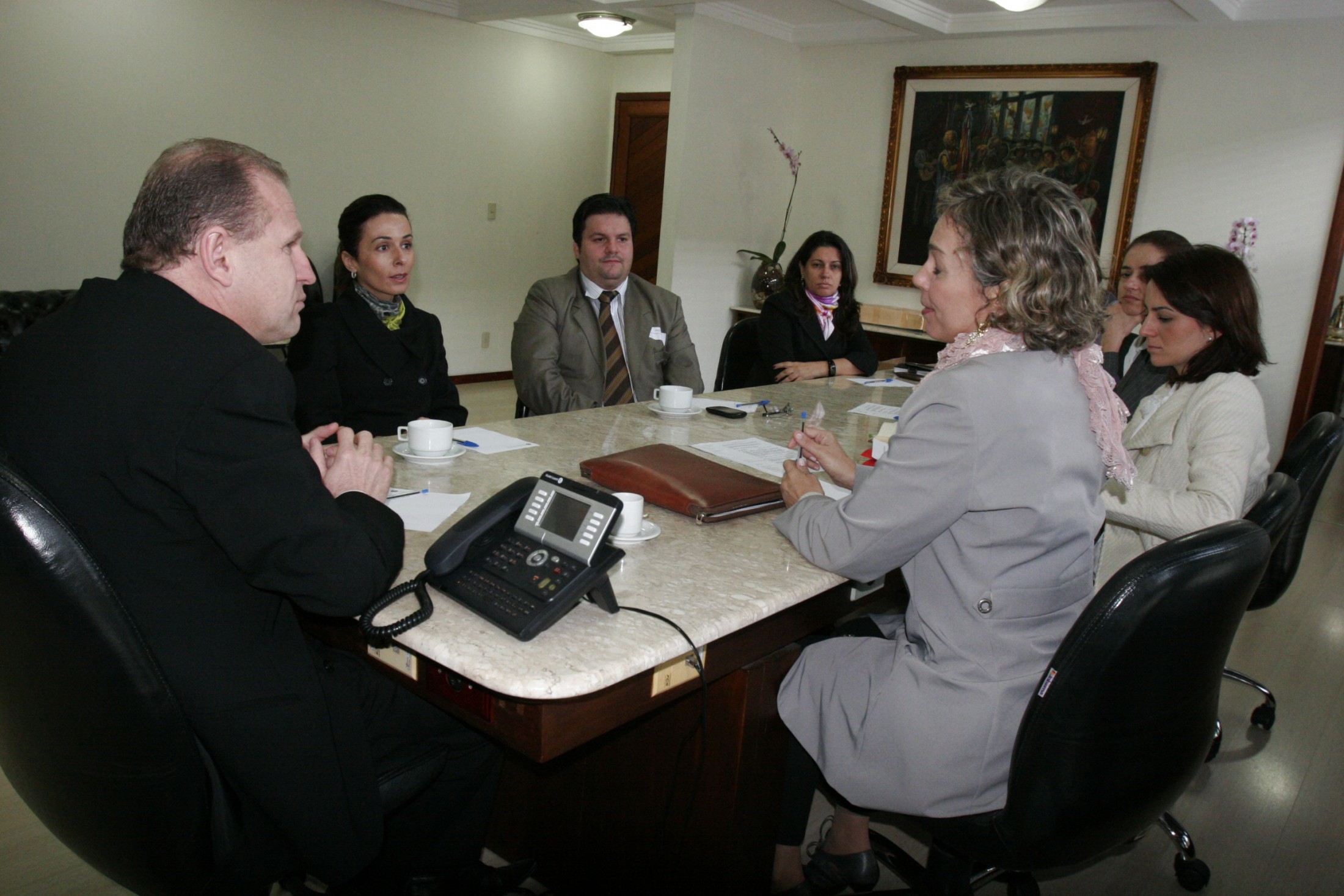 Reunião na Presidência sobre Adoção