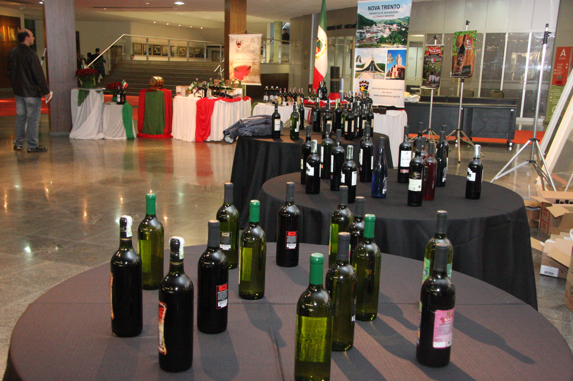 Mostra dos vitivinicultores das principais regiões produtoras do Estado em comemoração ao Dia do Vinho