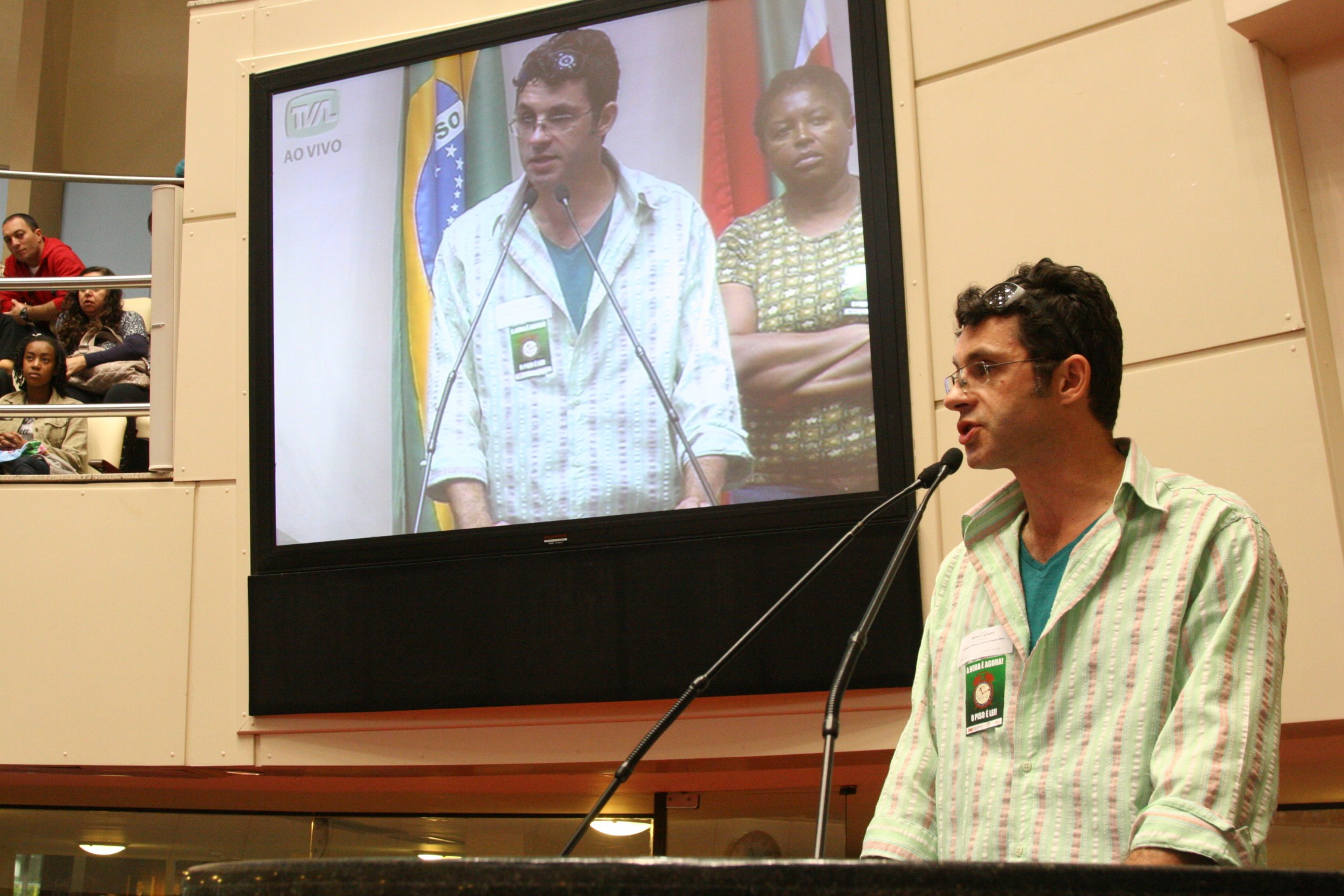 Professor Sinivaldo Schafer - Representante do SINTE