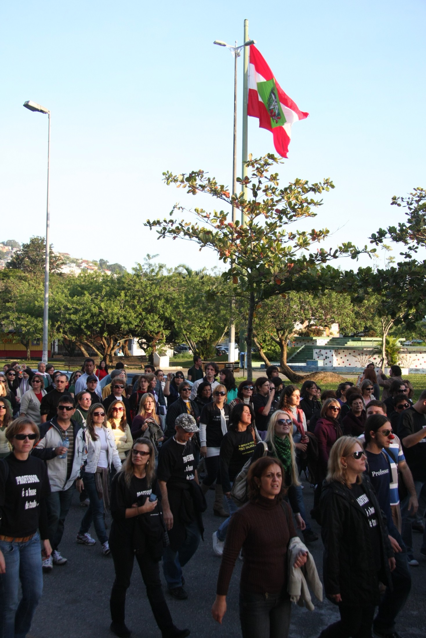 Manifestação dos Professores em greve