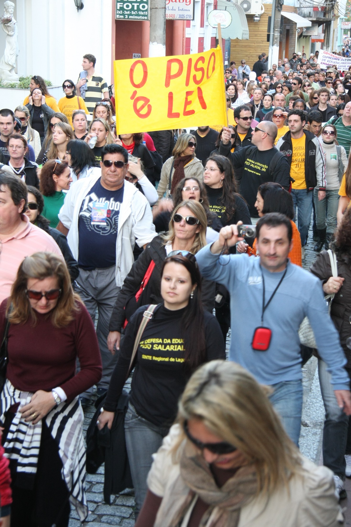 Manifestação dos Professores em greve