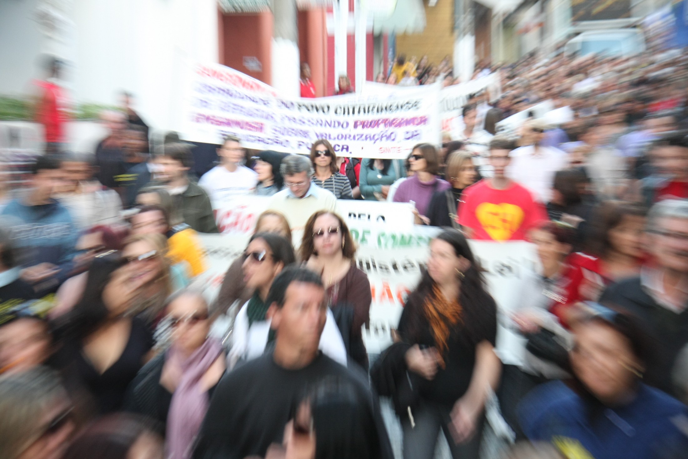 Manifestação dos Professores em greve