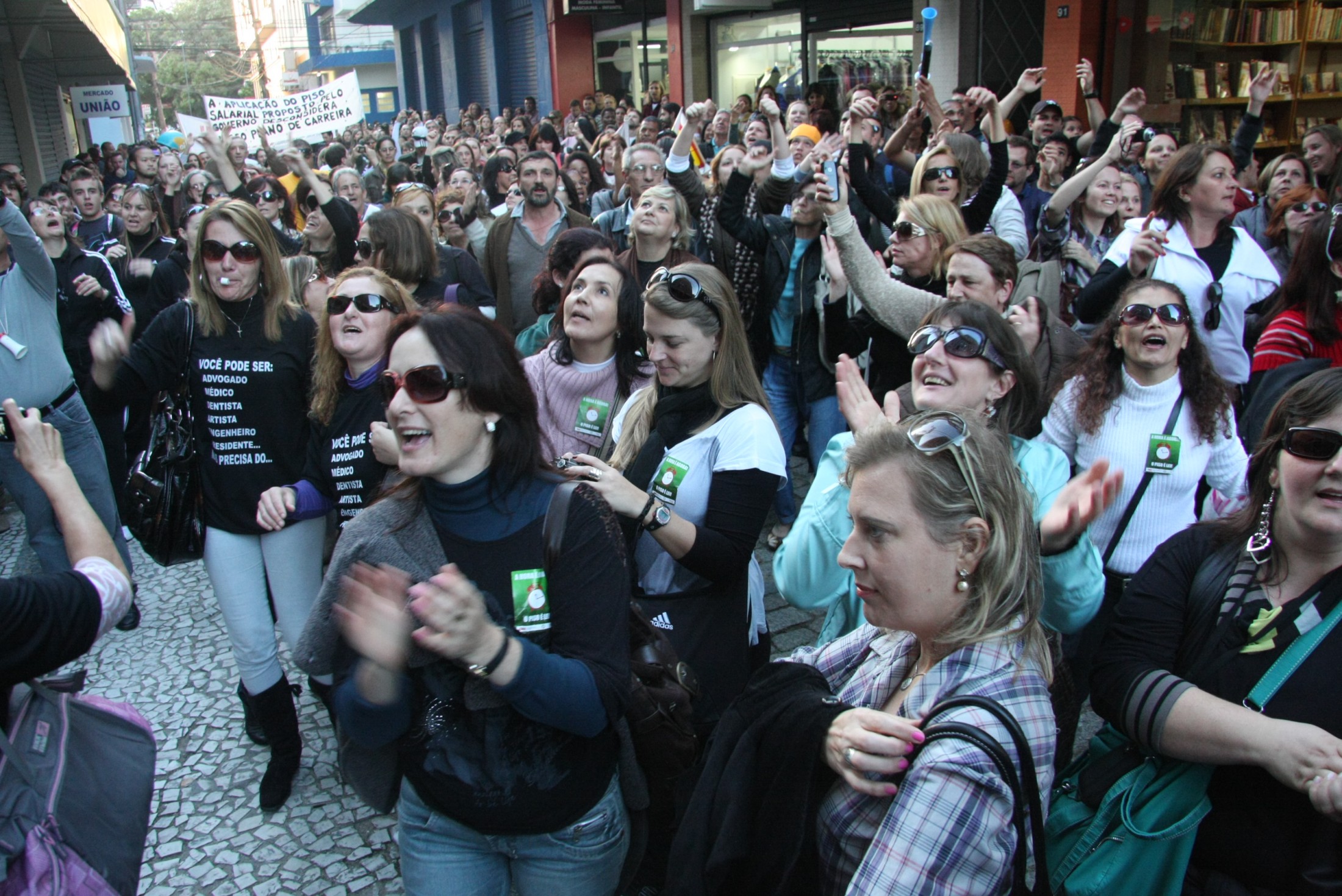 Manifestação dos Professores em greve