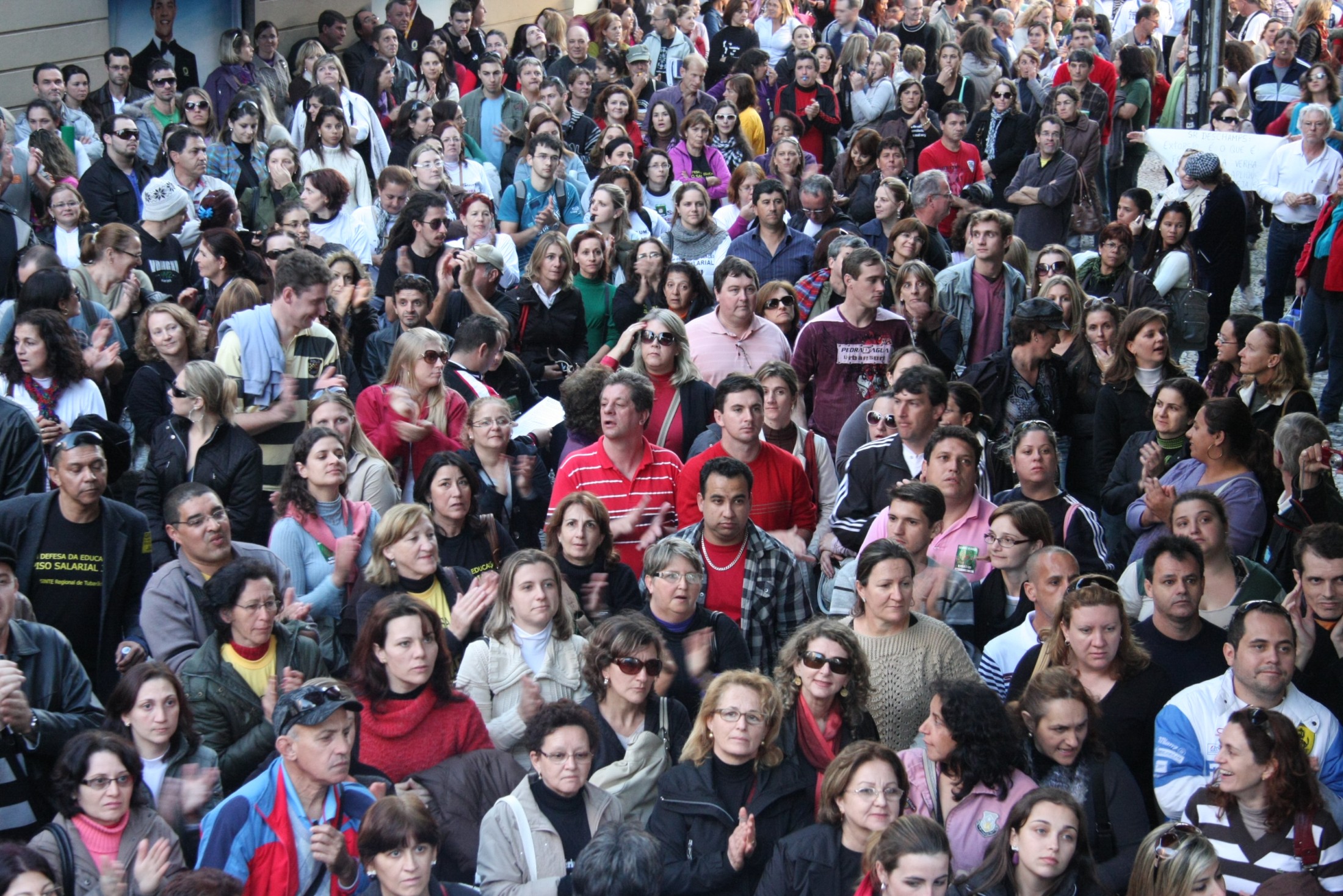 Manifestação dos Professores em greve