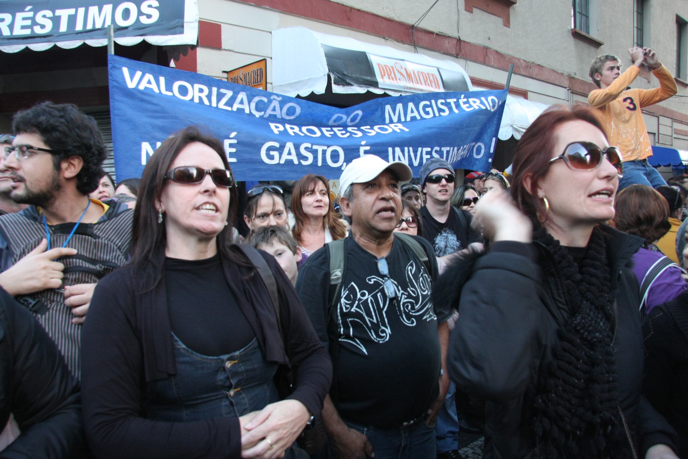 Manifestação dos Professores em greve