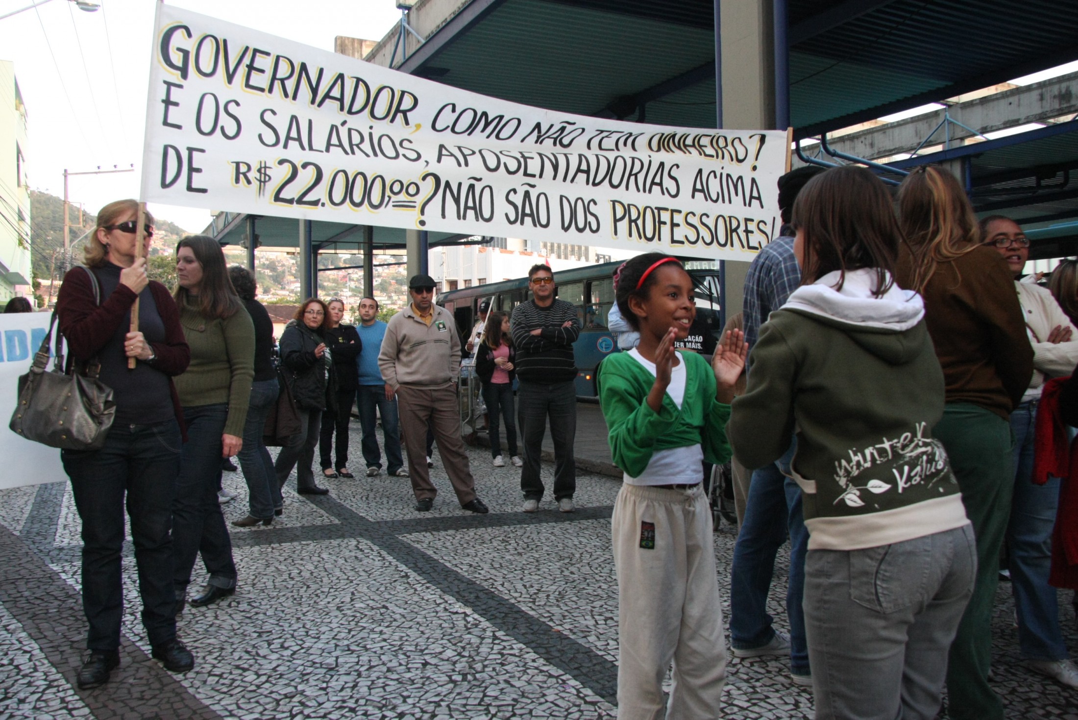 Manifestação dos Professores em greve