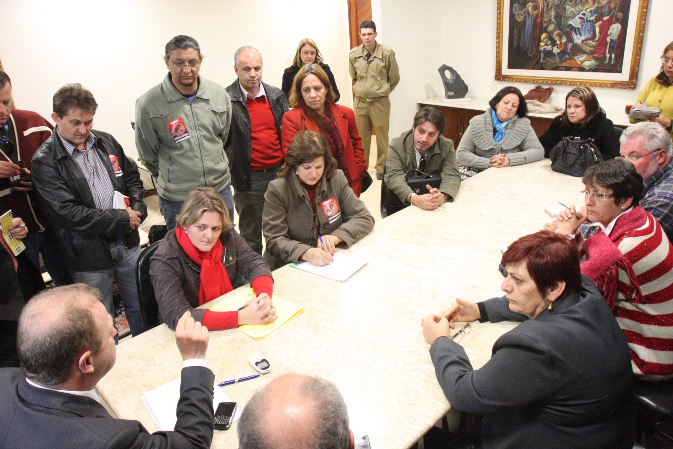 Reunião com comando de greve – Magistério