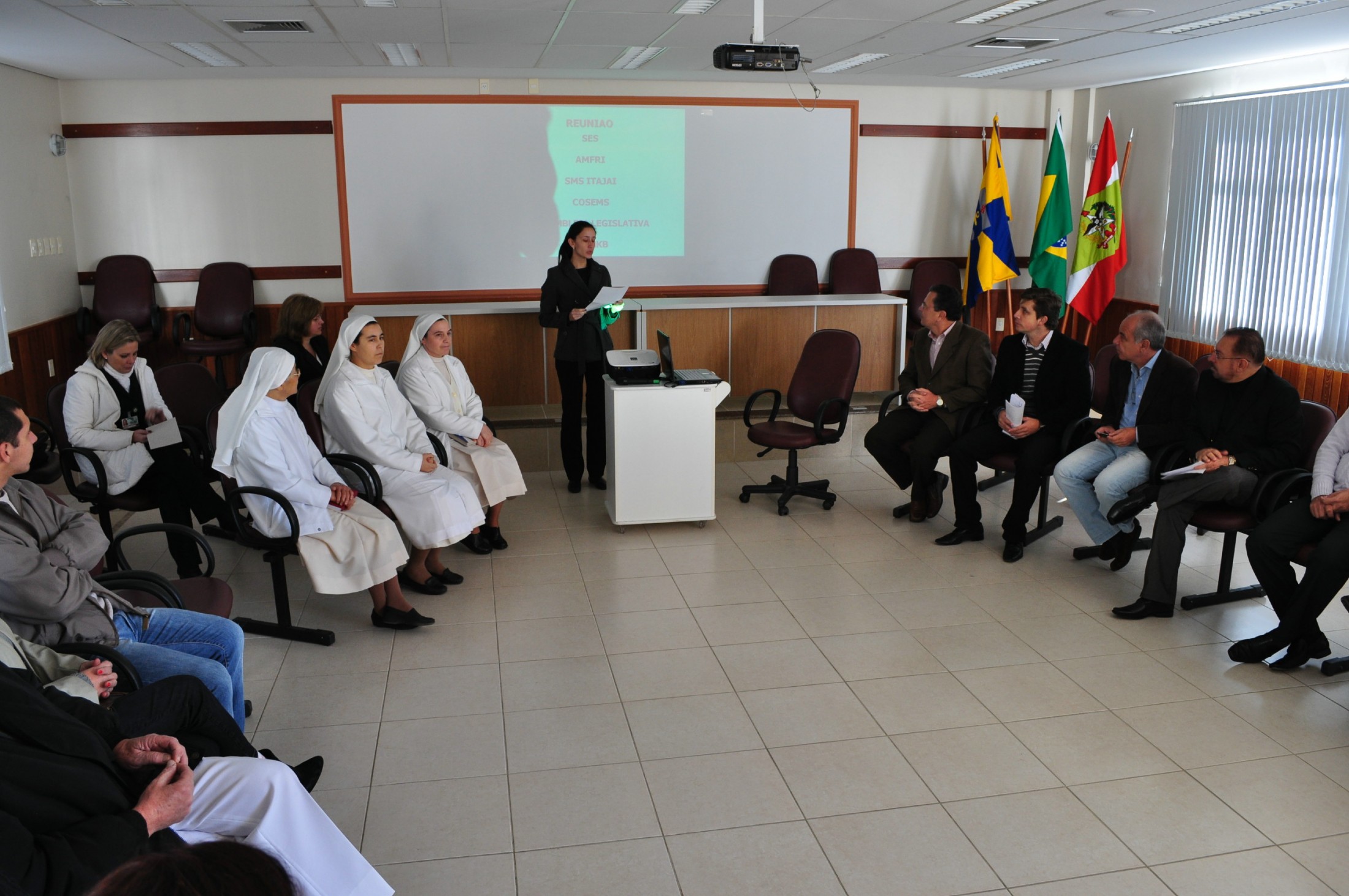 Visita ao Hospital Marieta - Tijucas/SC
