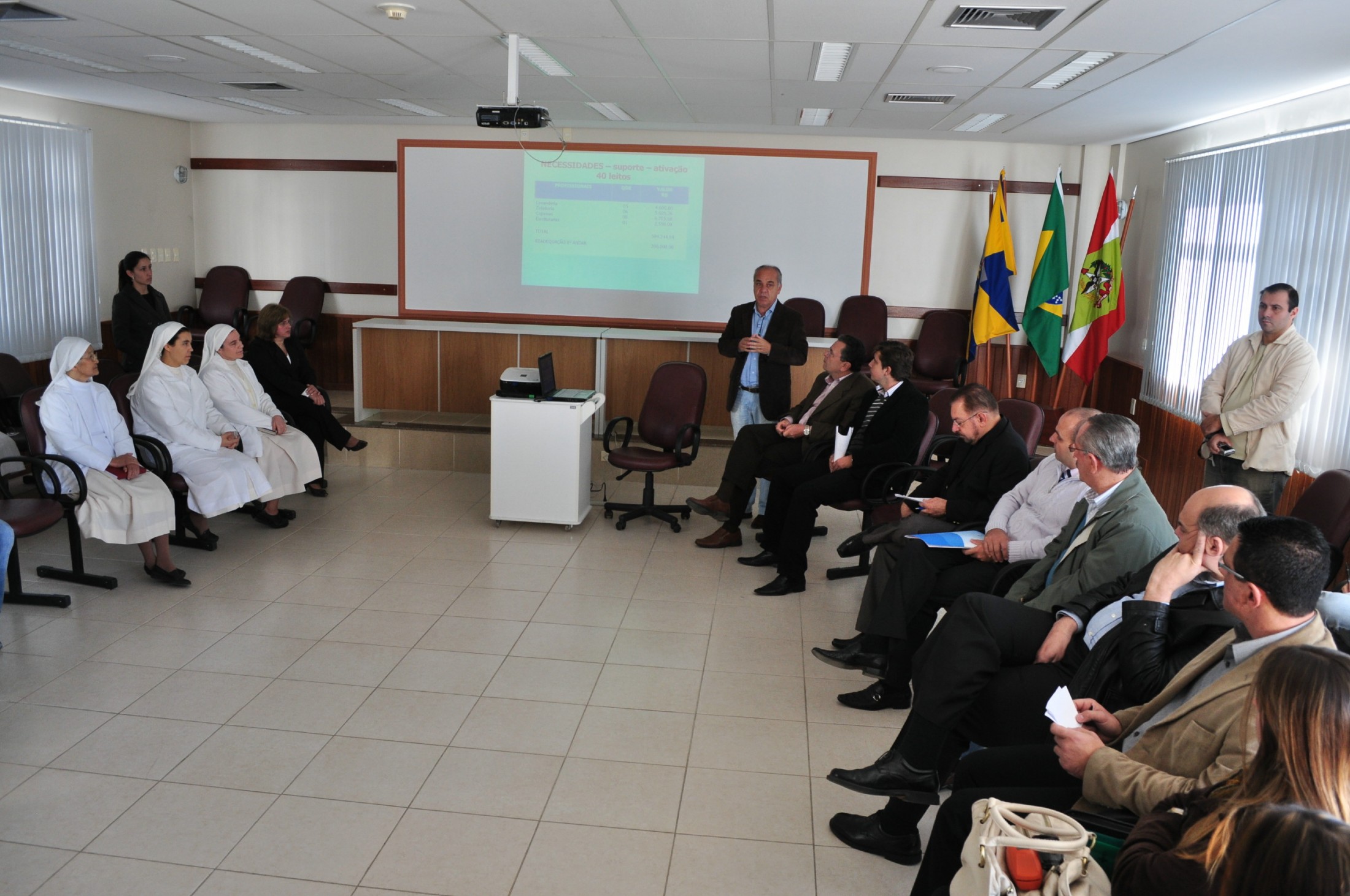 Visita ao Hospital Marieta - Tijucas/SC