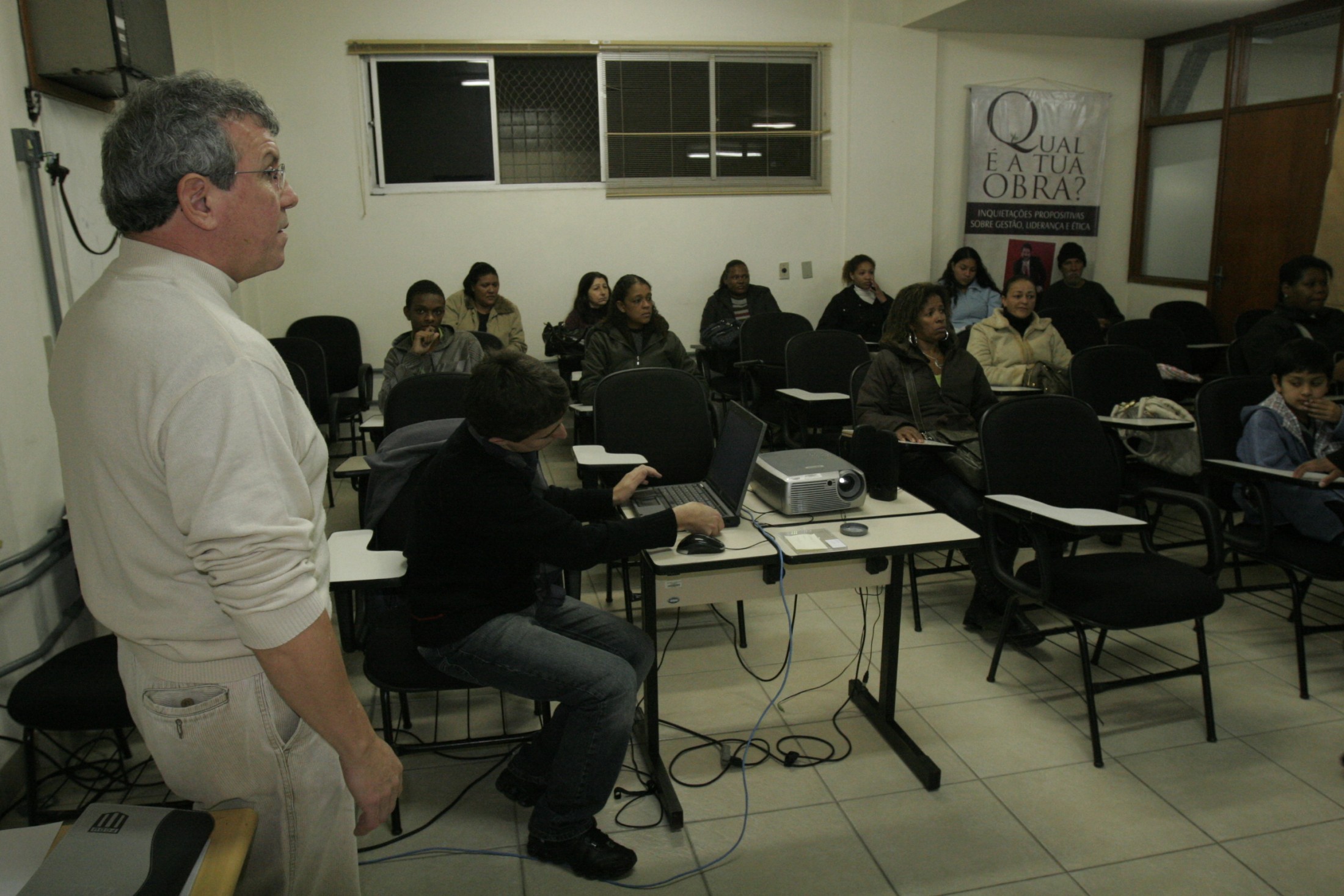 Reunião com os pais dos jovens estagiários do Programa Antonieta de Barros