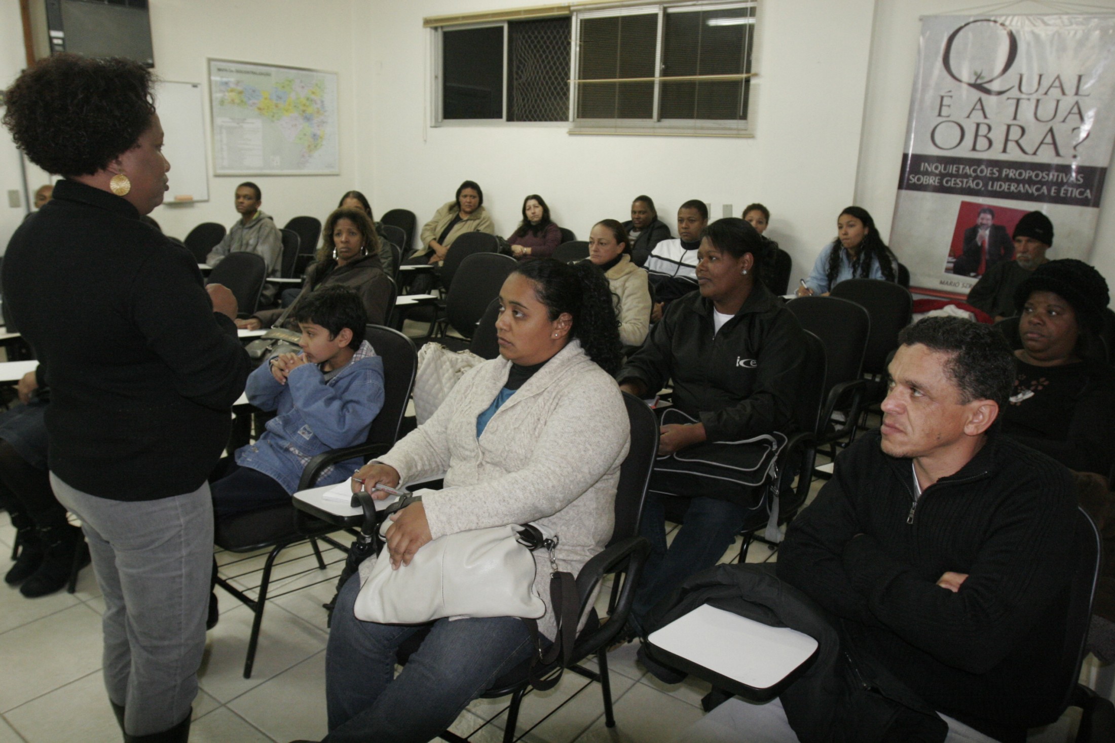 Reunião com os pais dos jovens estagiários do Programa Antonieta de Barros
