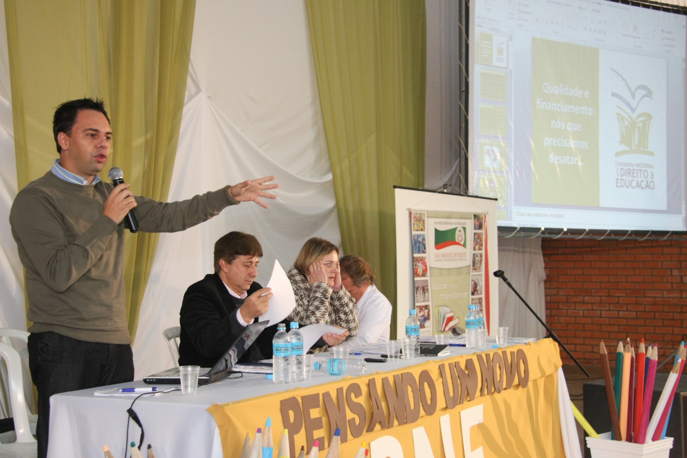 Seminário - Plano Nacional de Educação: Pensando um novo PNE- São Miguel do Oeste/SC - Vilmar Silva