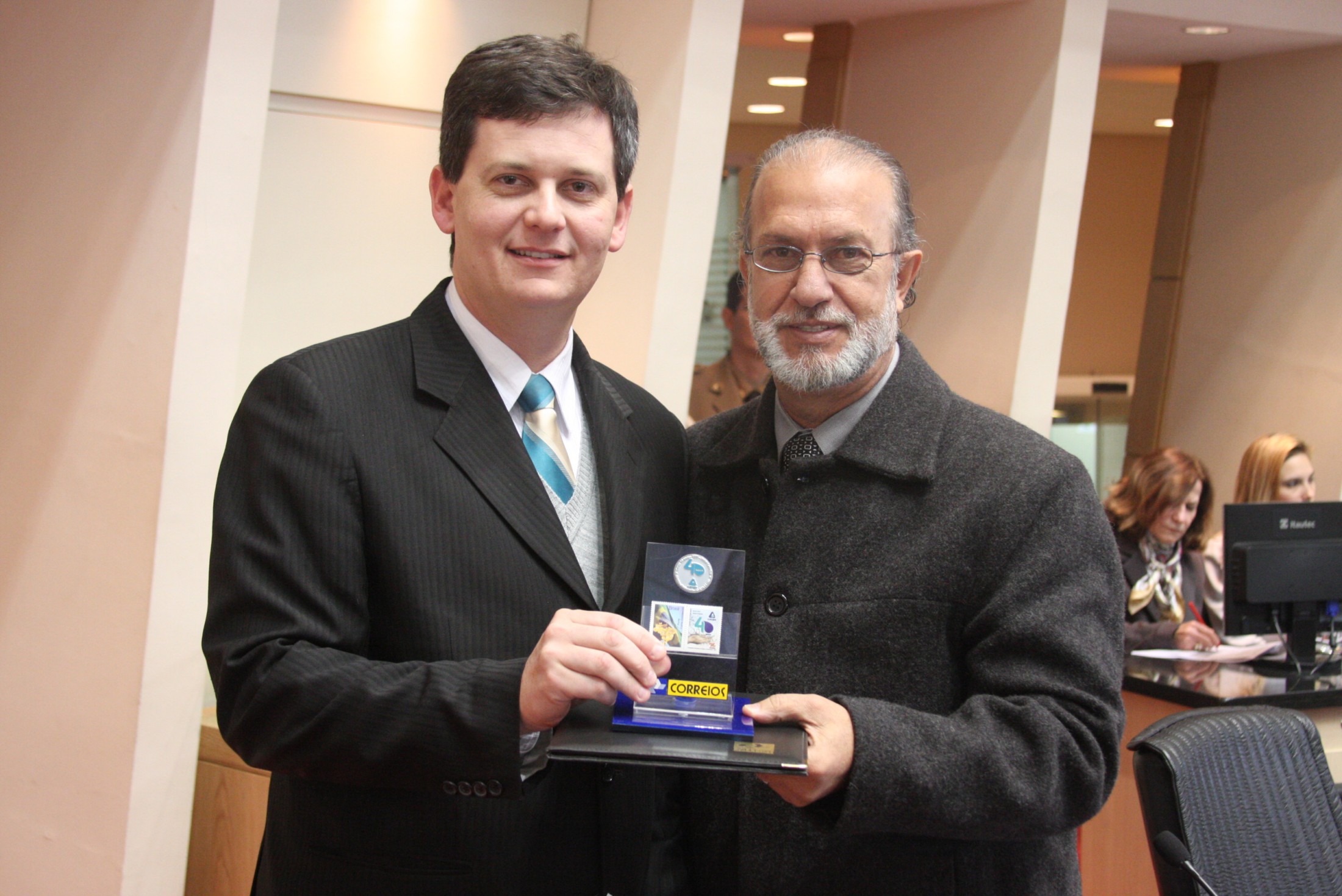 Deputado Jean Kuhlmann e Deputado Nilson Gonçalves